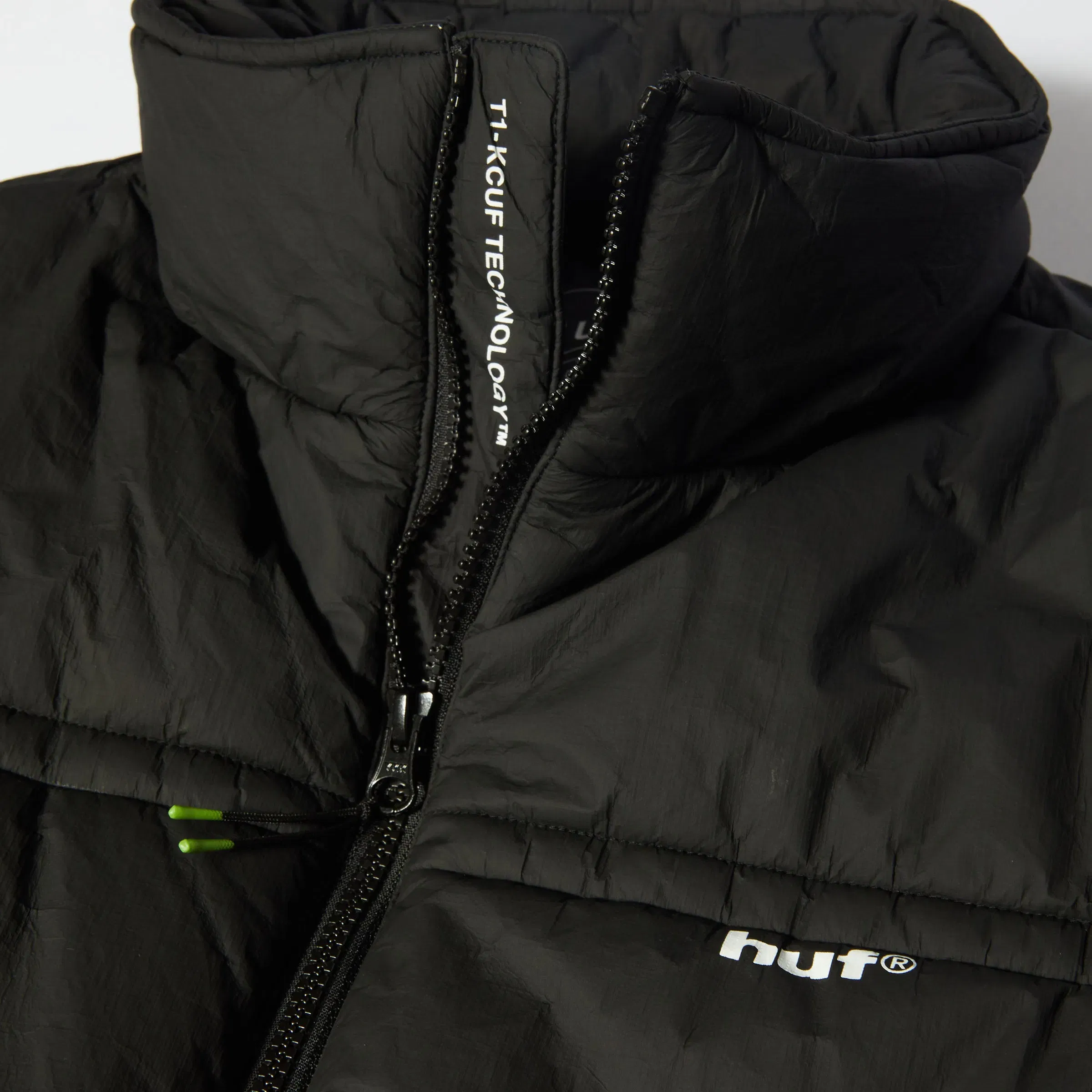HUF 89 Tyvek Puffer Jacket Black