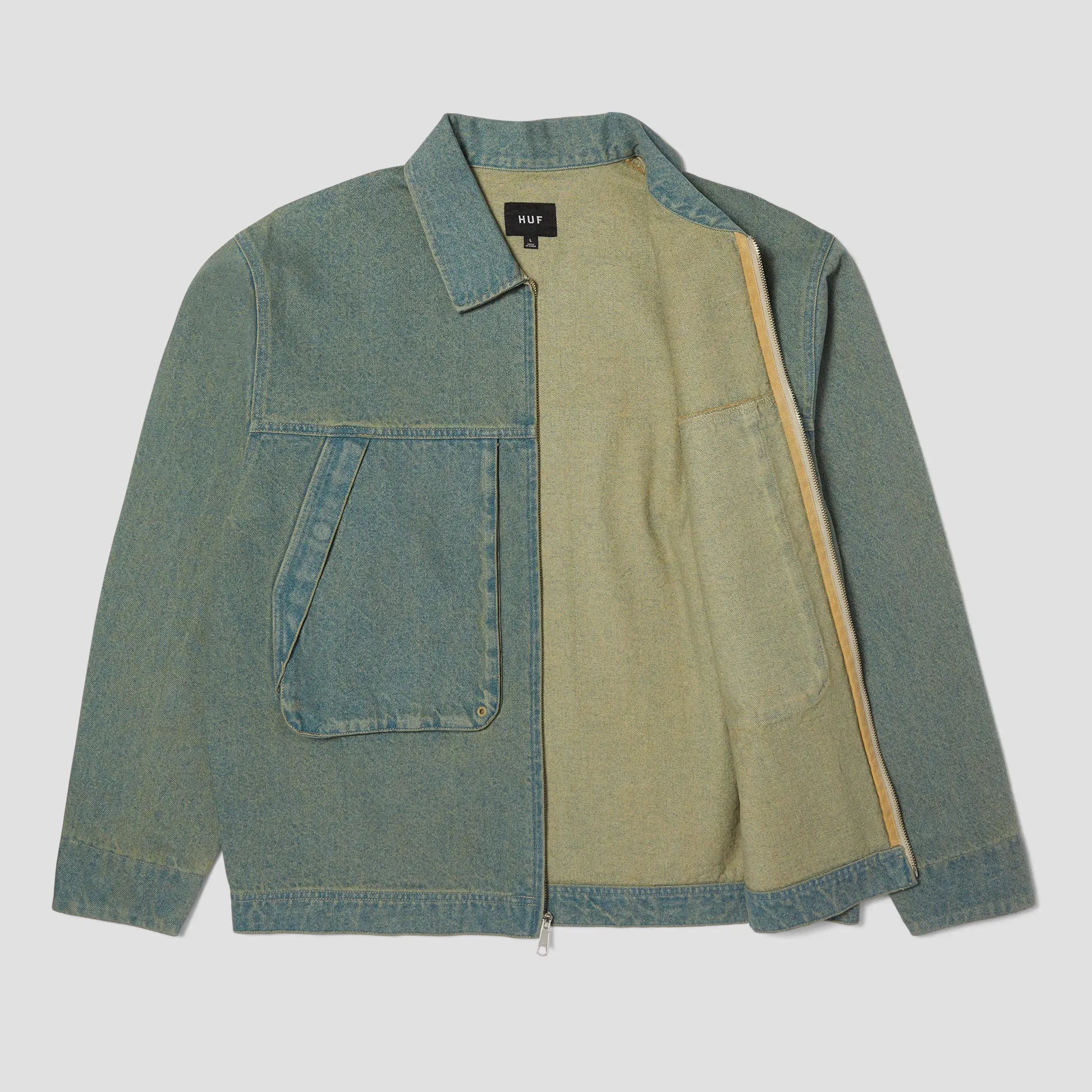 HUF Dresden Denim Work Jacket Indigo Earth