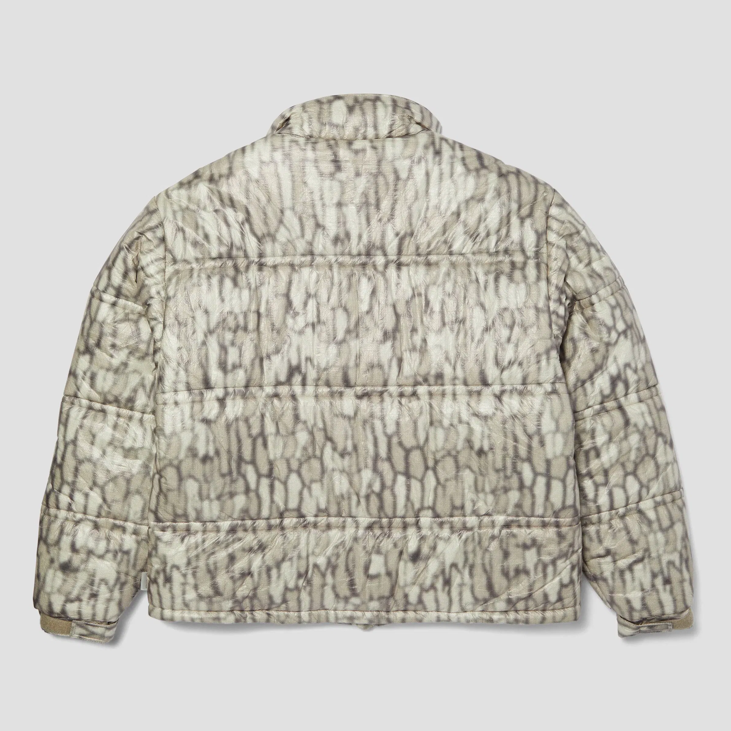 HUF 89 Tyvek Puffer Jacket Warped Camo