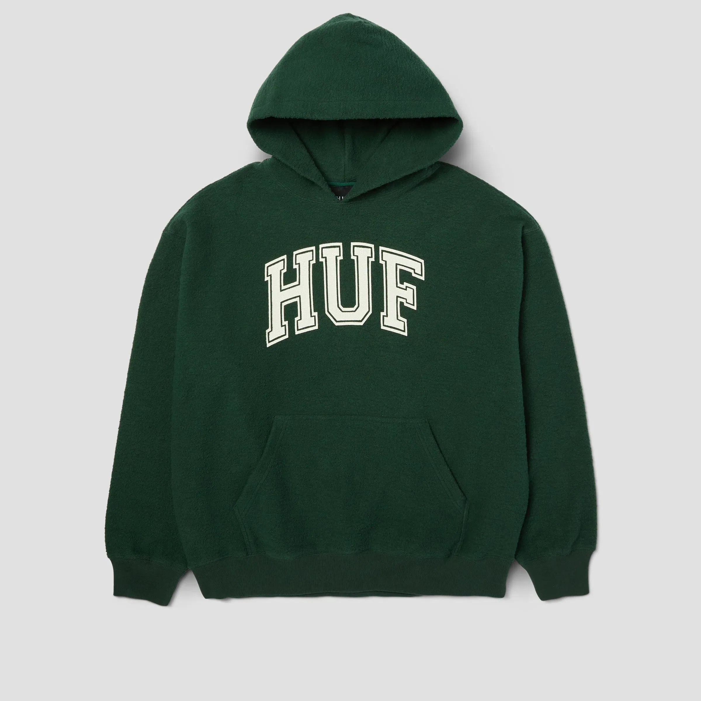 HUF Cracked Arch Reverse Hoodie Forest Green