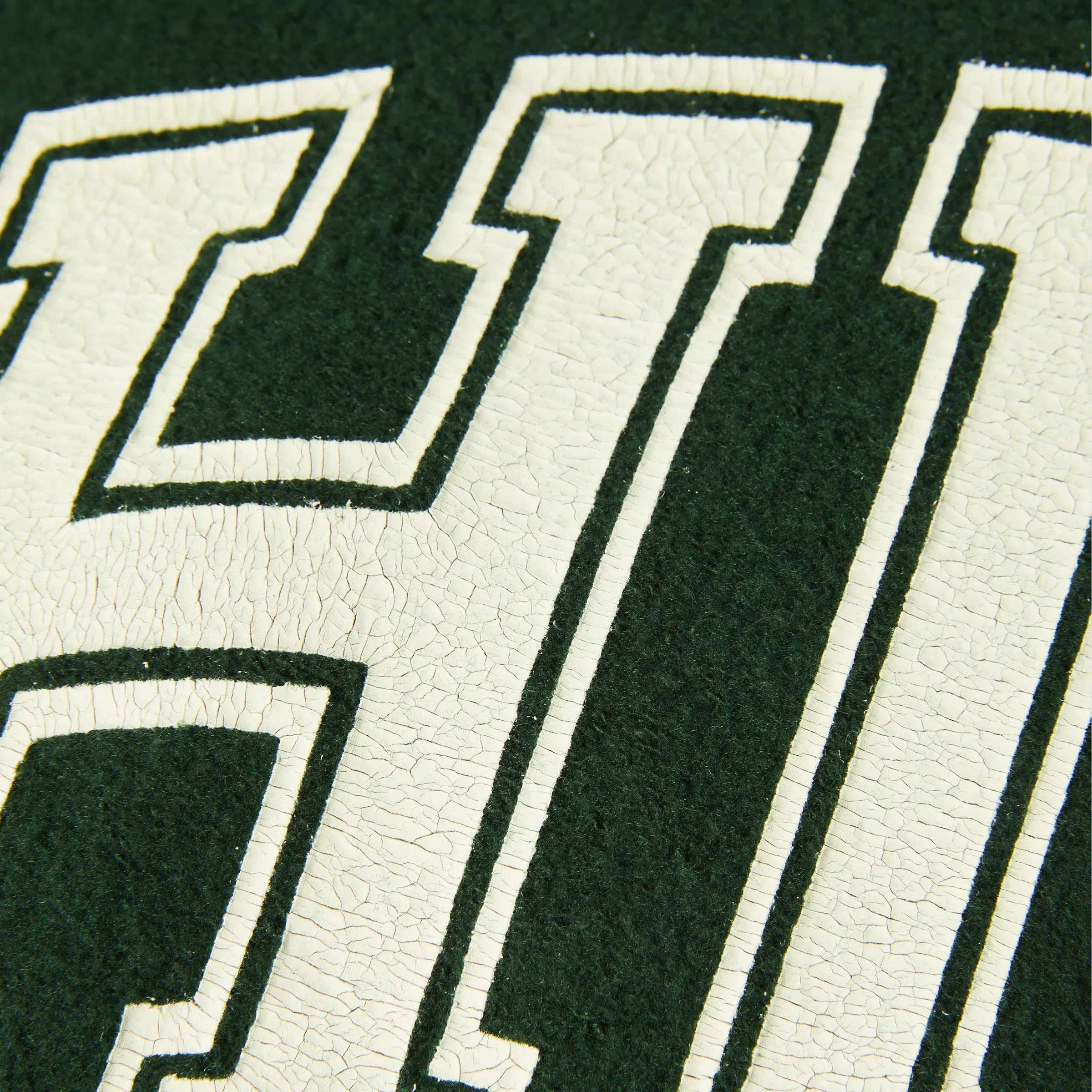 HUF Cracked Arch Reverse Hoodie Forest Green