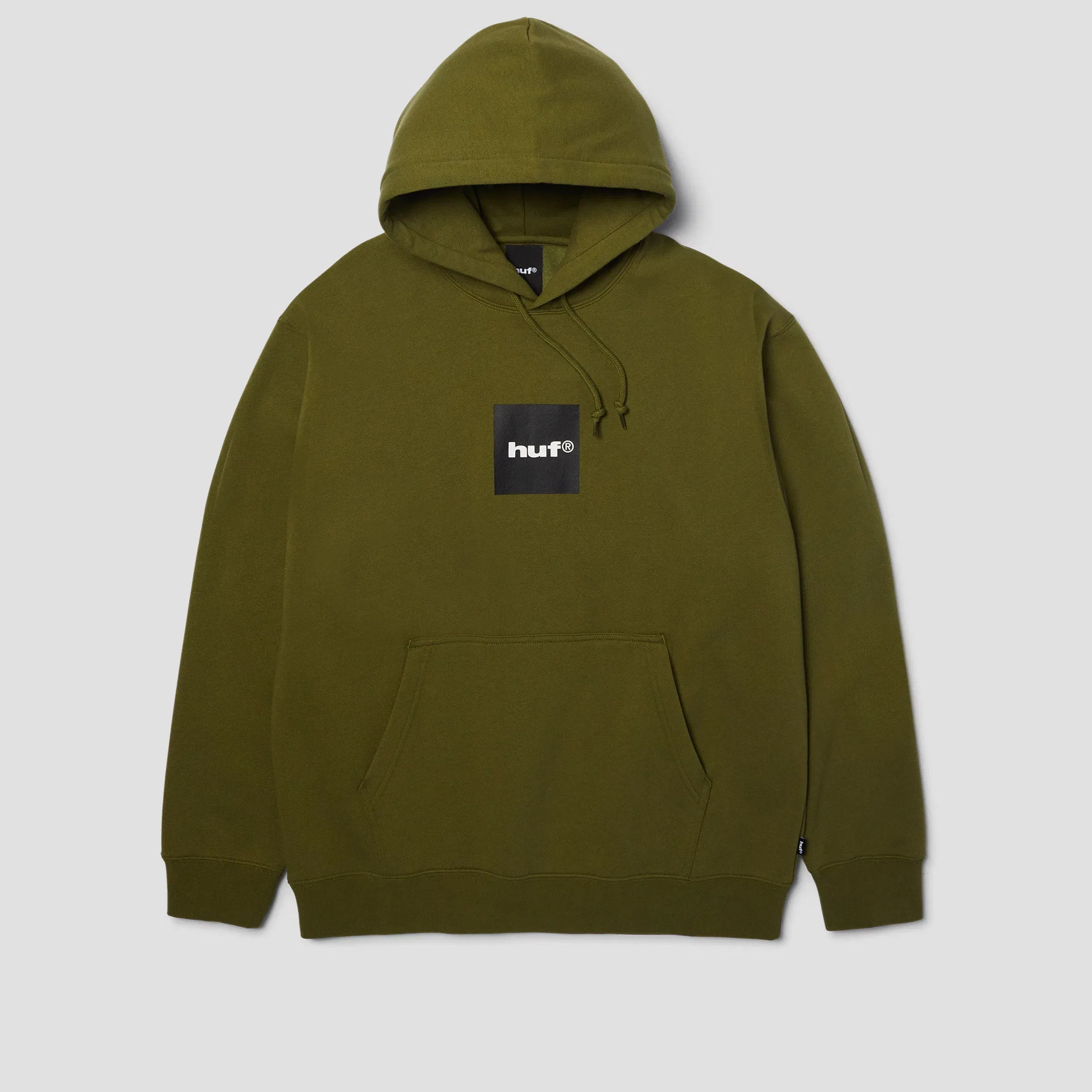 HUF Box Logo Pullover Hoodie Olive / Black