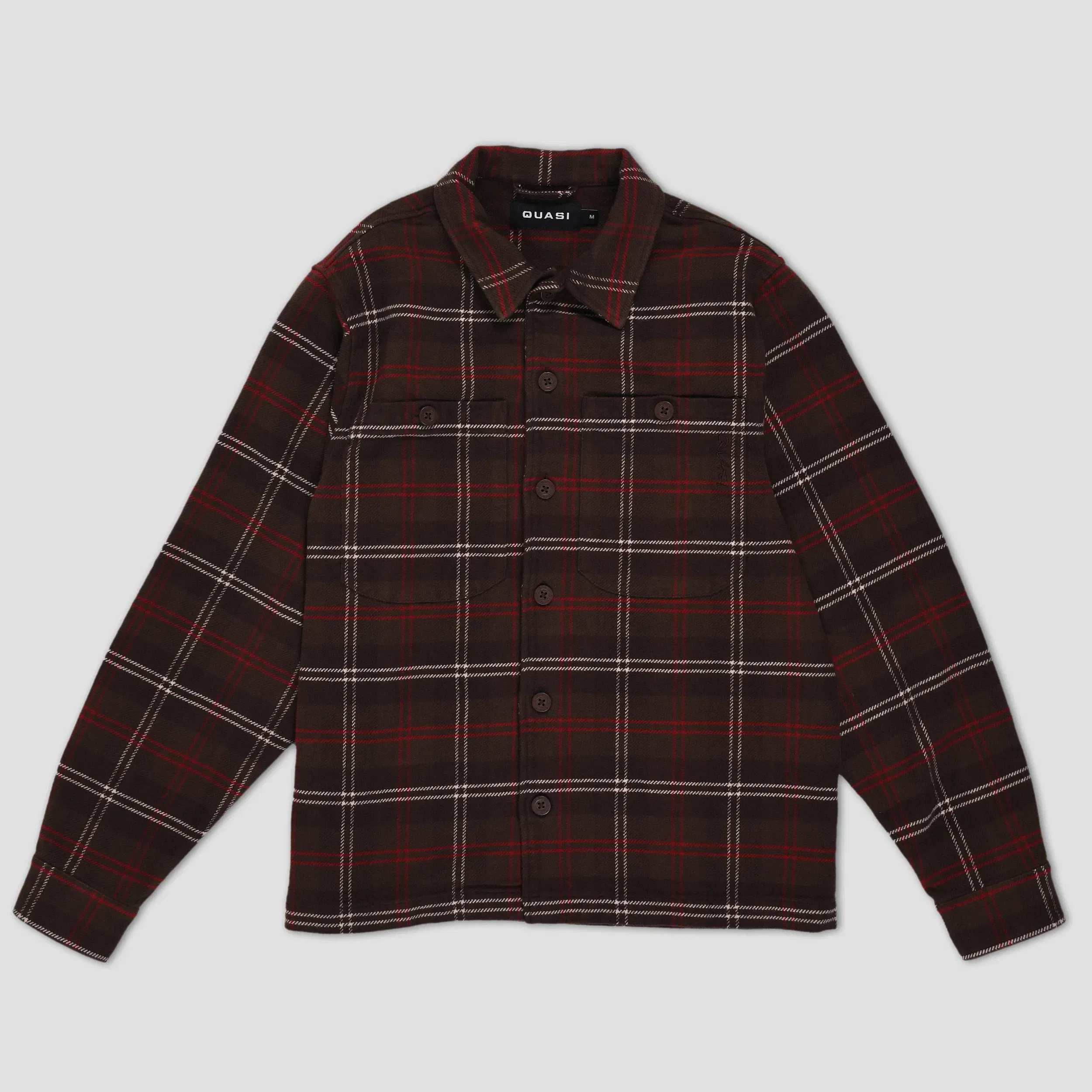 Quasi Skateboards Quasi SST Long Sleeve Button Up Shirt Dirt