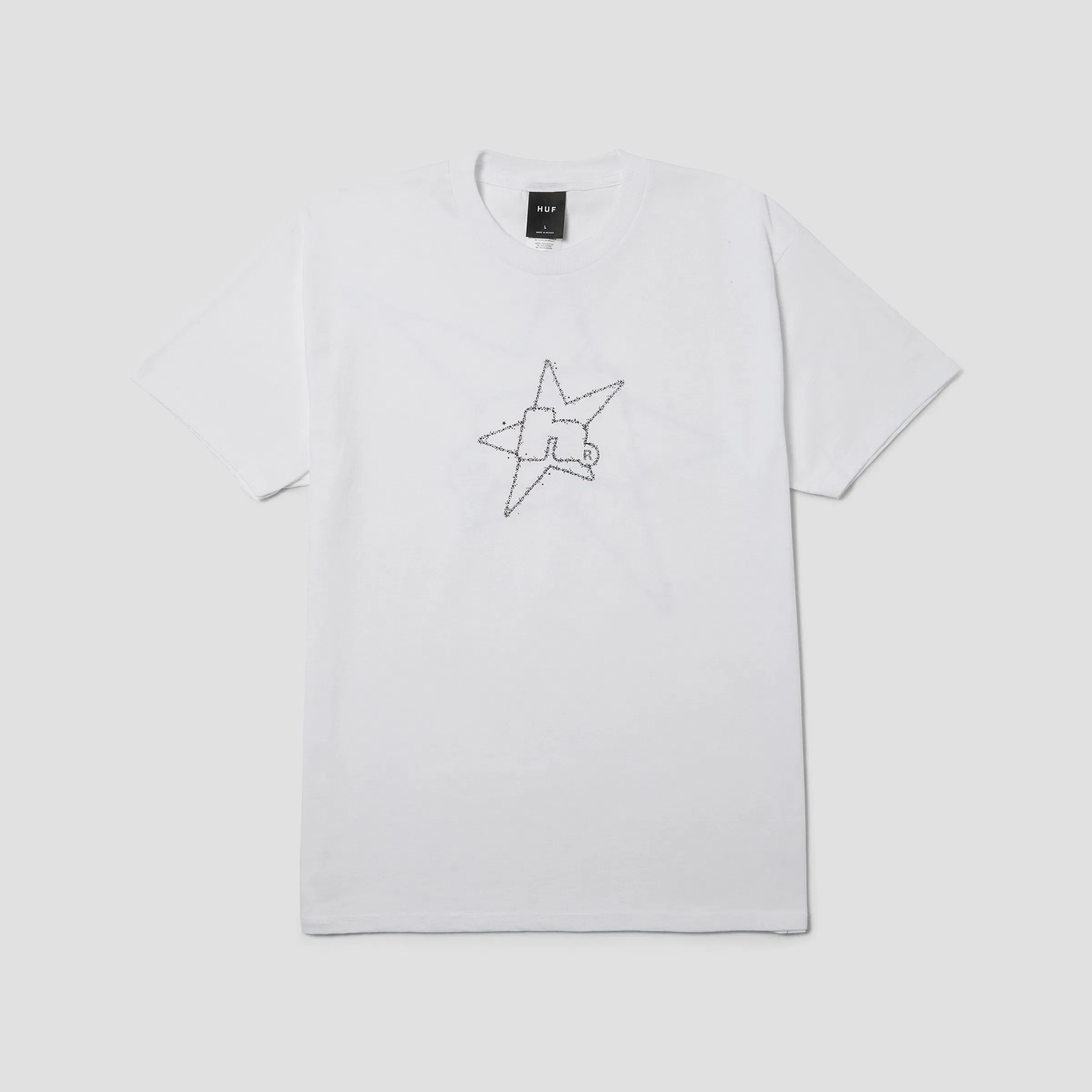 HUF H Star Astral T-Shirt White