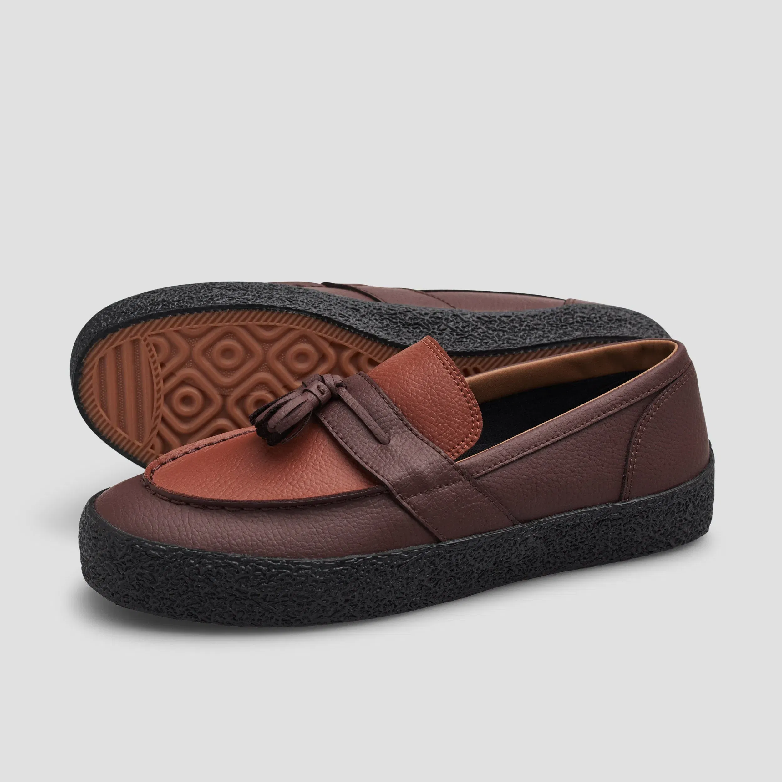 Last Resort AB VM005 Loafer Skate Shoes Brown Stone / Sequoia / Black