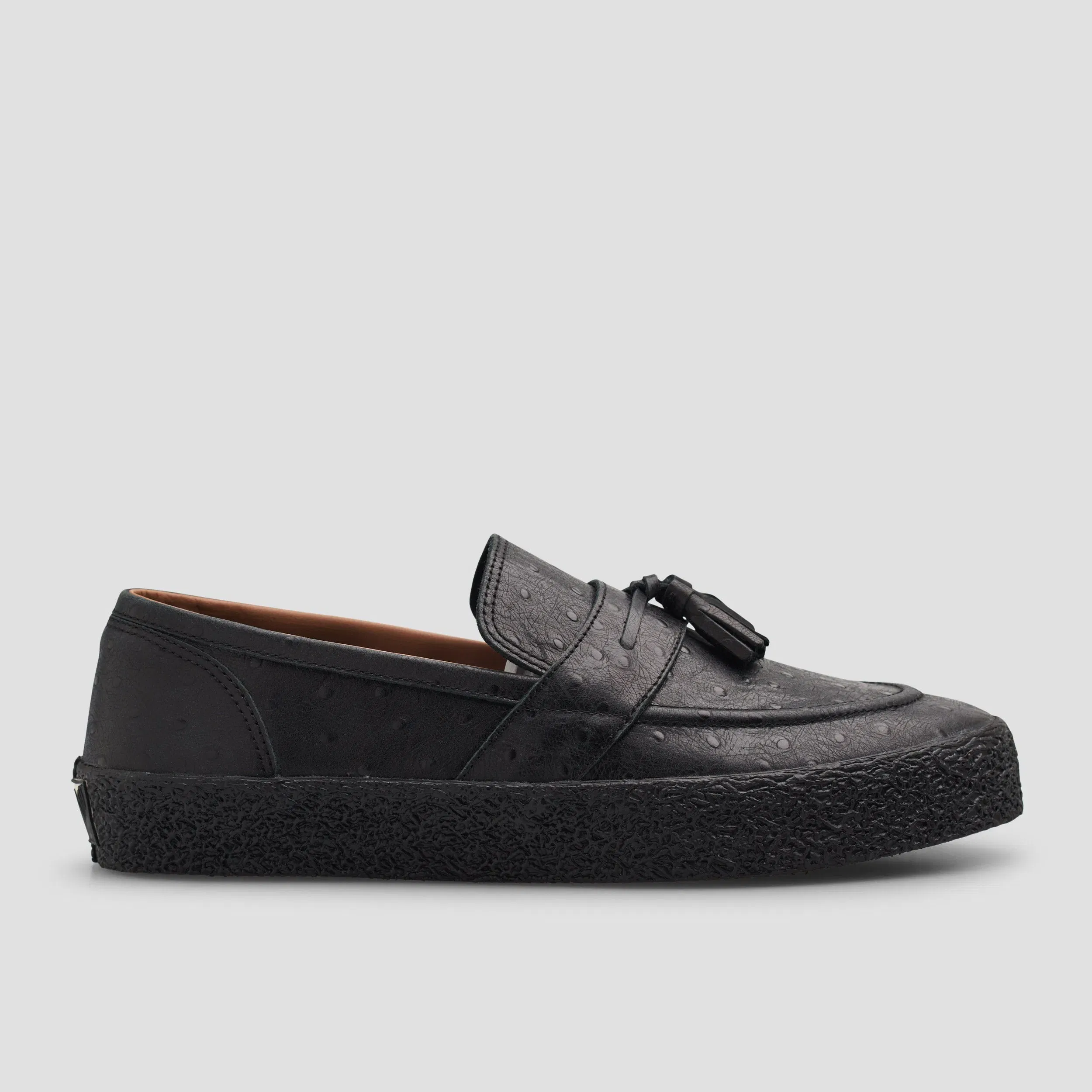 Last Resort AB VM005 Loafer Skate Shoes Ostrich Black / Black