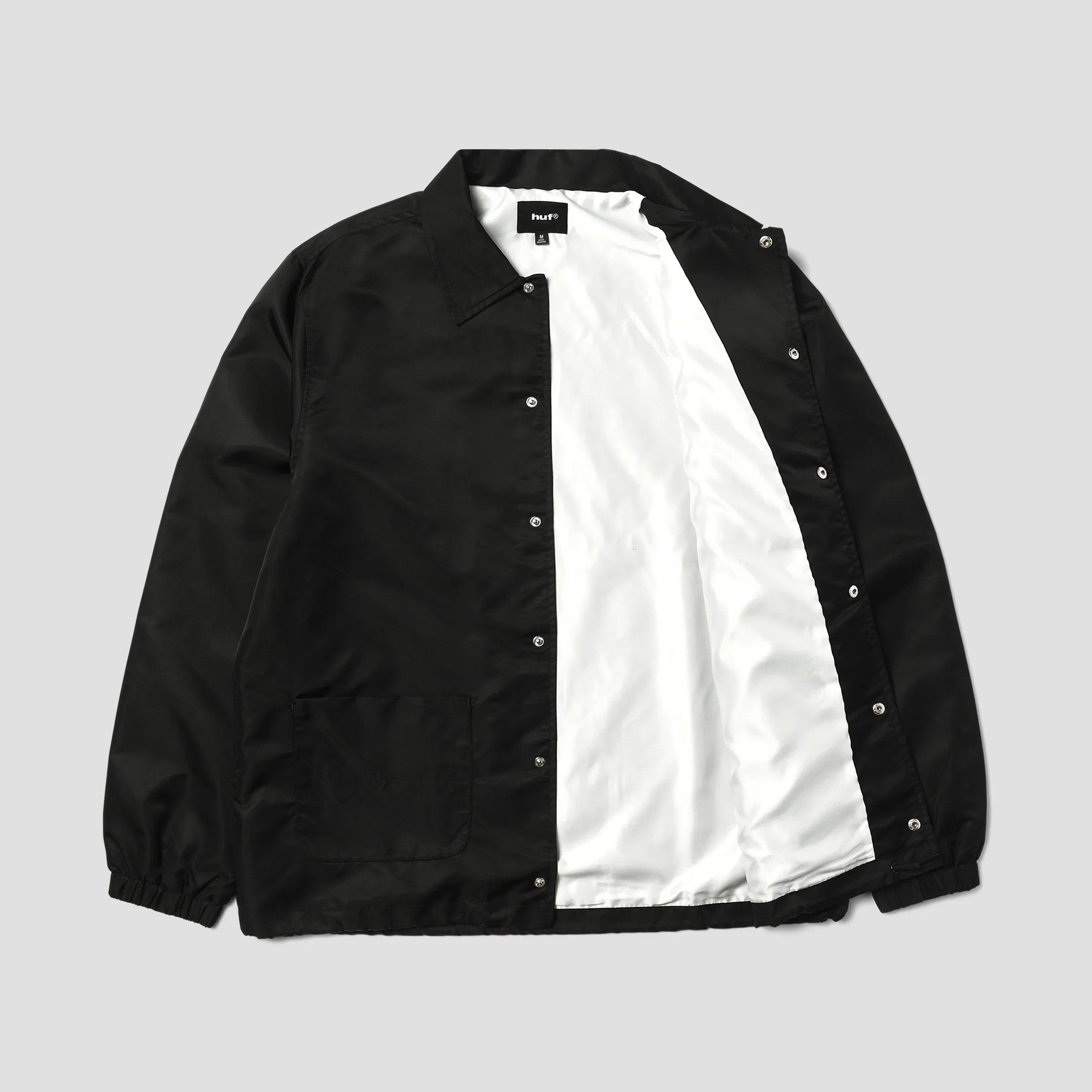 HUF 89 Coaches Jacket Black / White