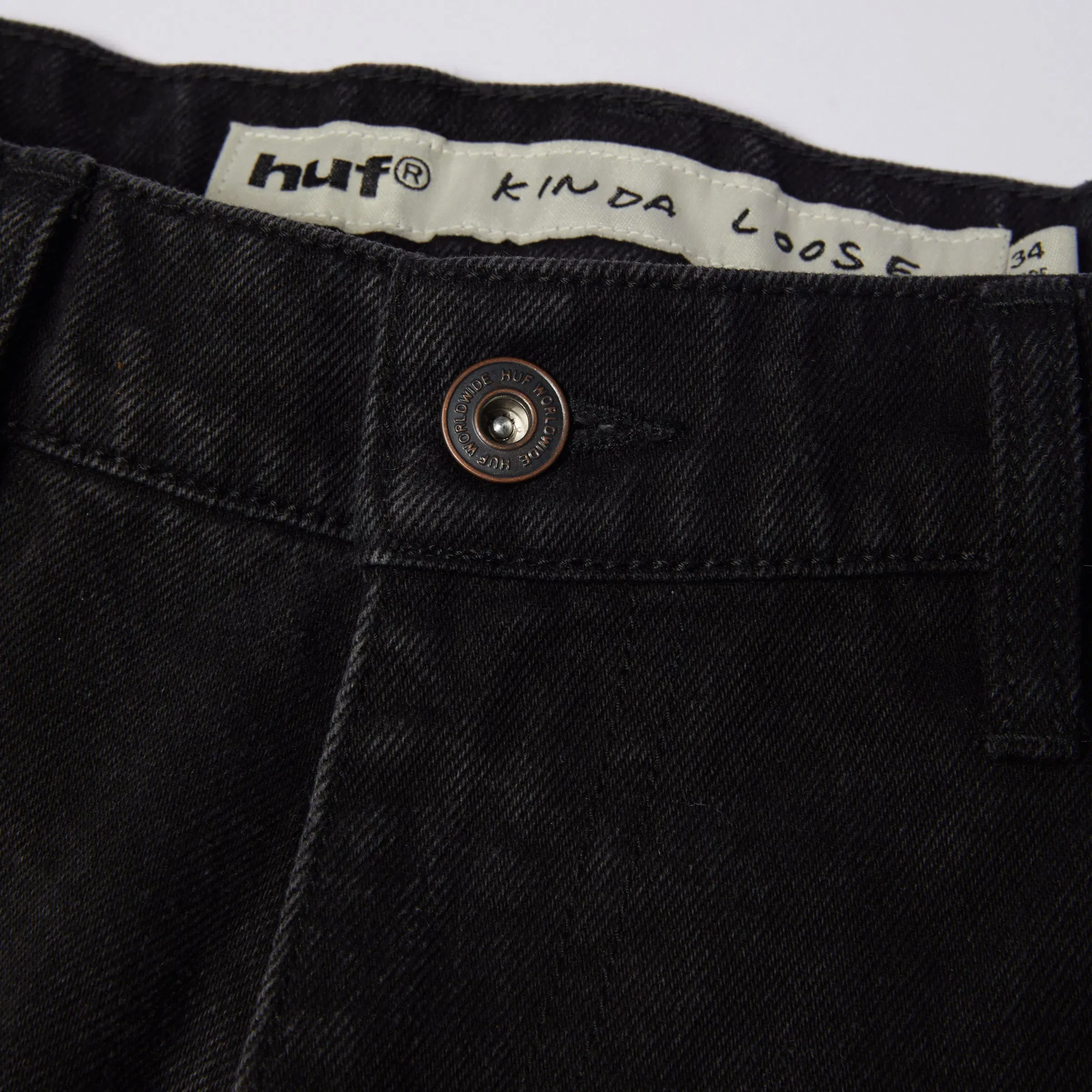 HUF Basic Ass Jeans Black Tint