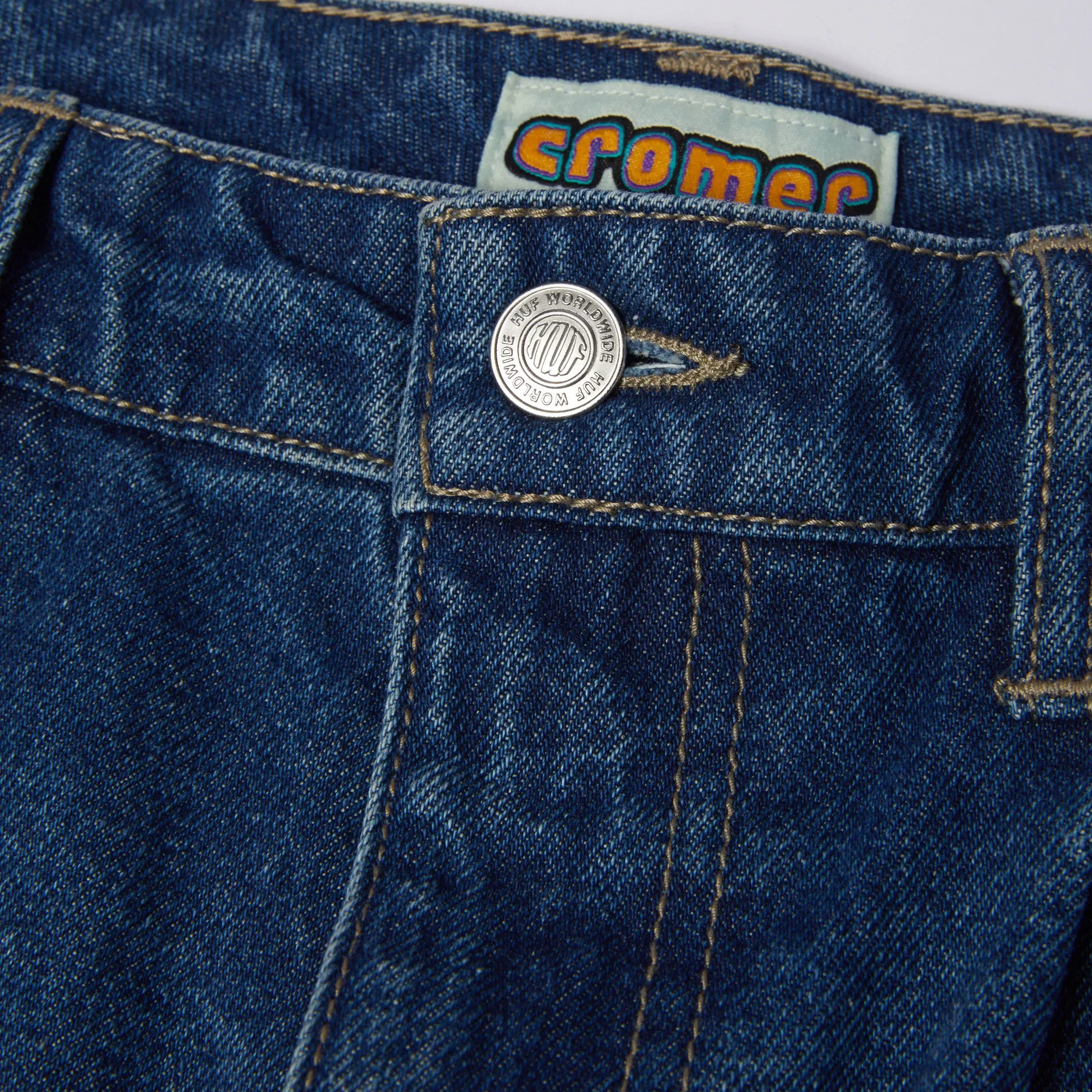 HUF Cromer Washed Pant Washed Light Blue