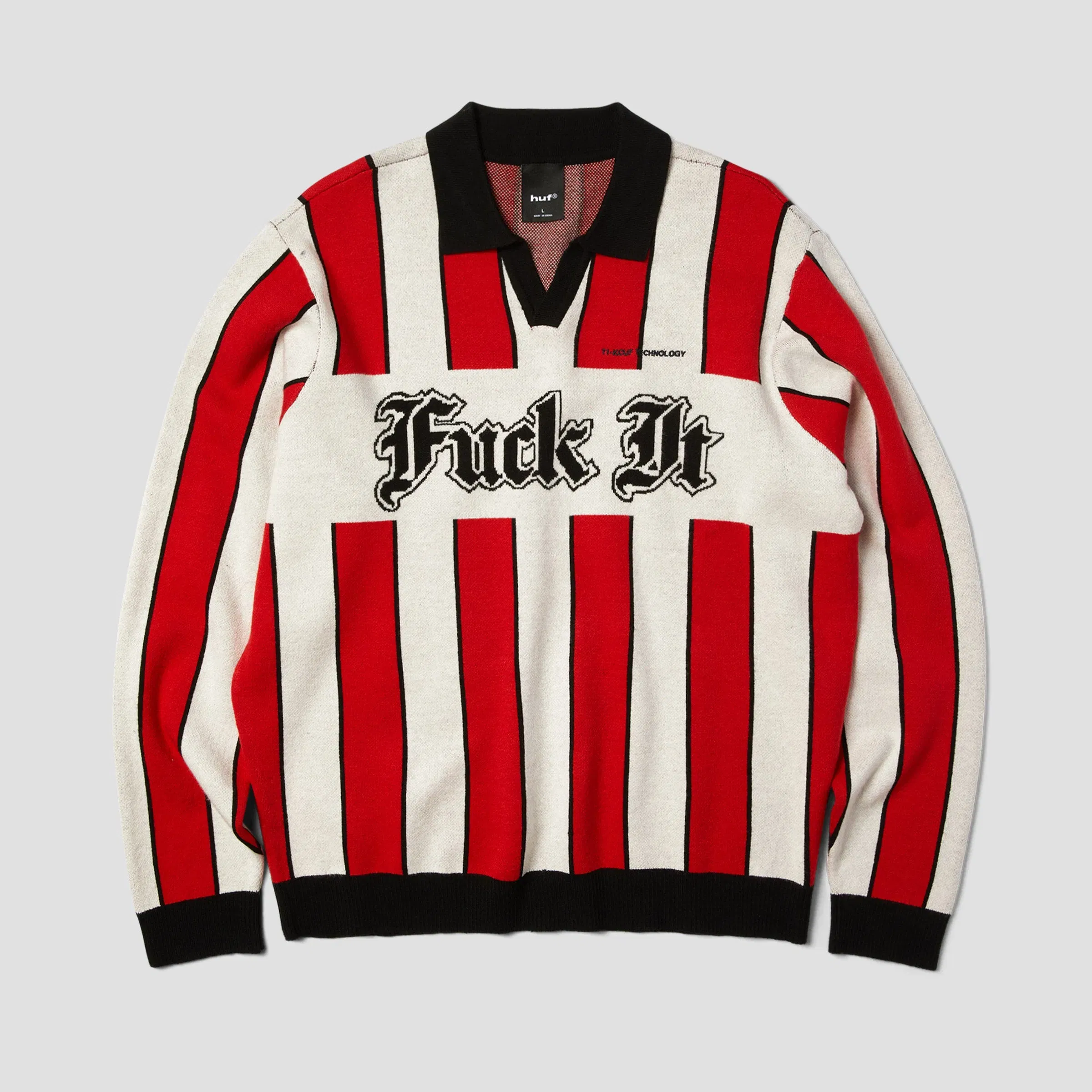 HUF Midfield Jersey Sweater Red