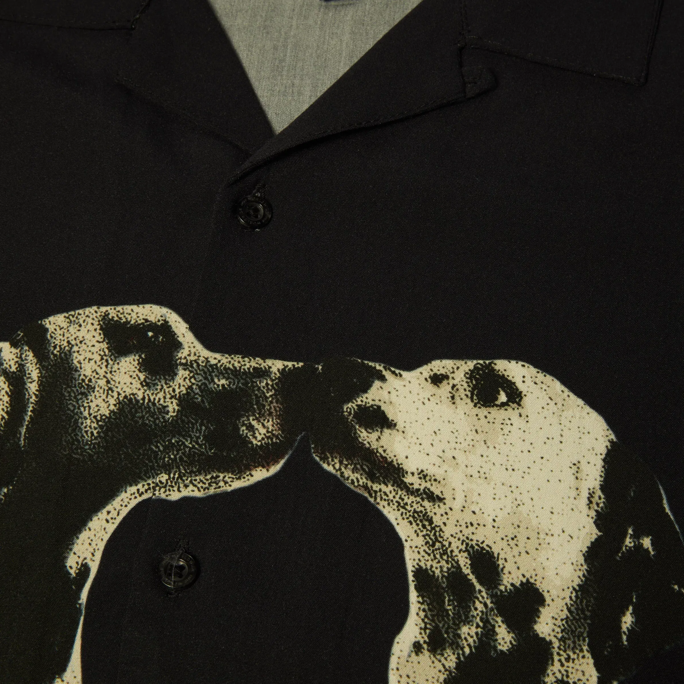 HUF Dogged Shortsleeve Resort Shirt Black