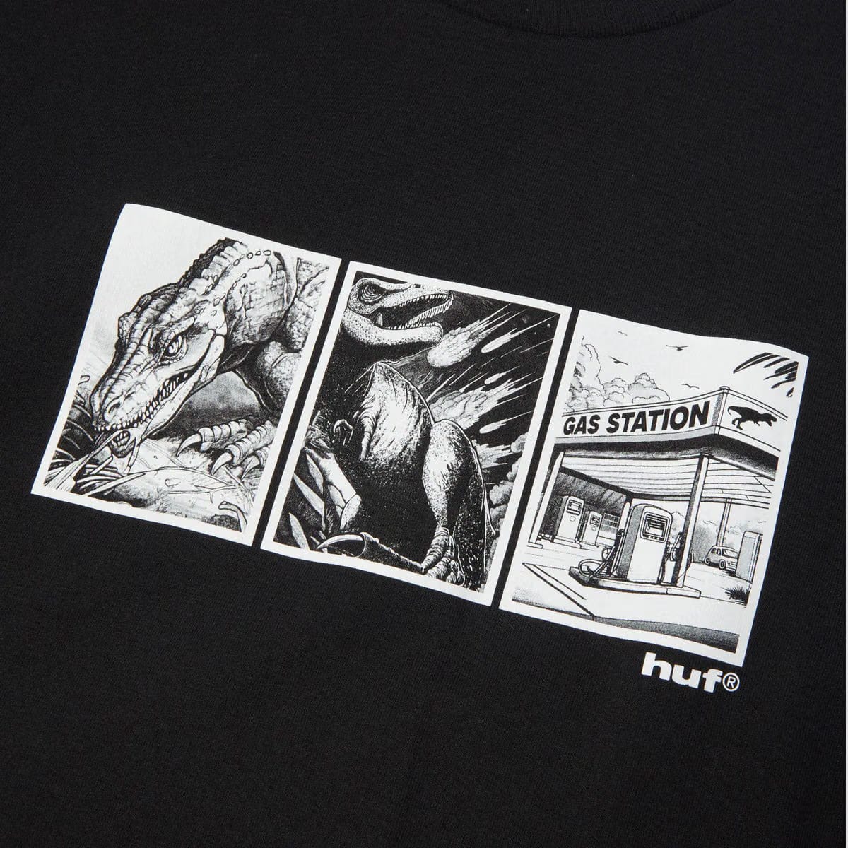 HUF Fossil Fuel T-Shirt Black