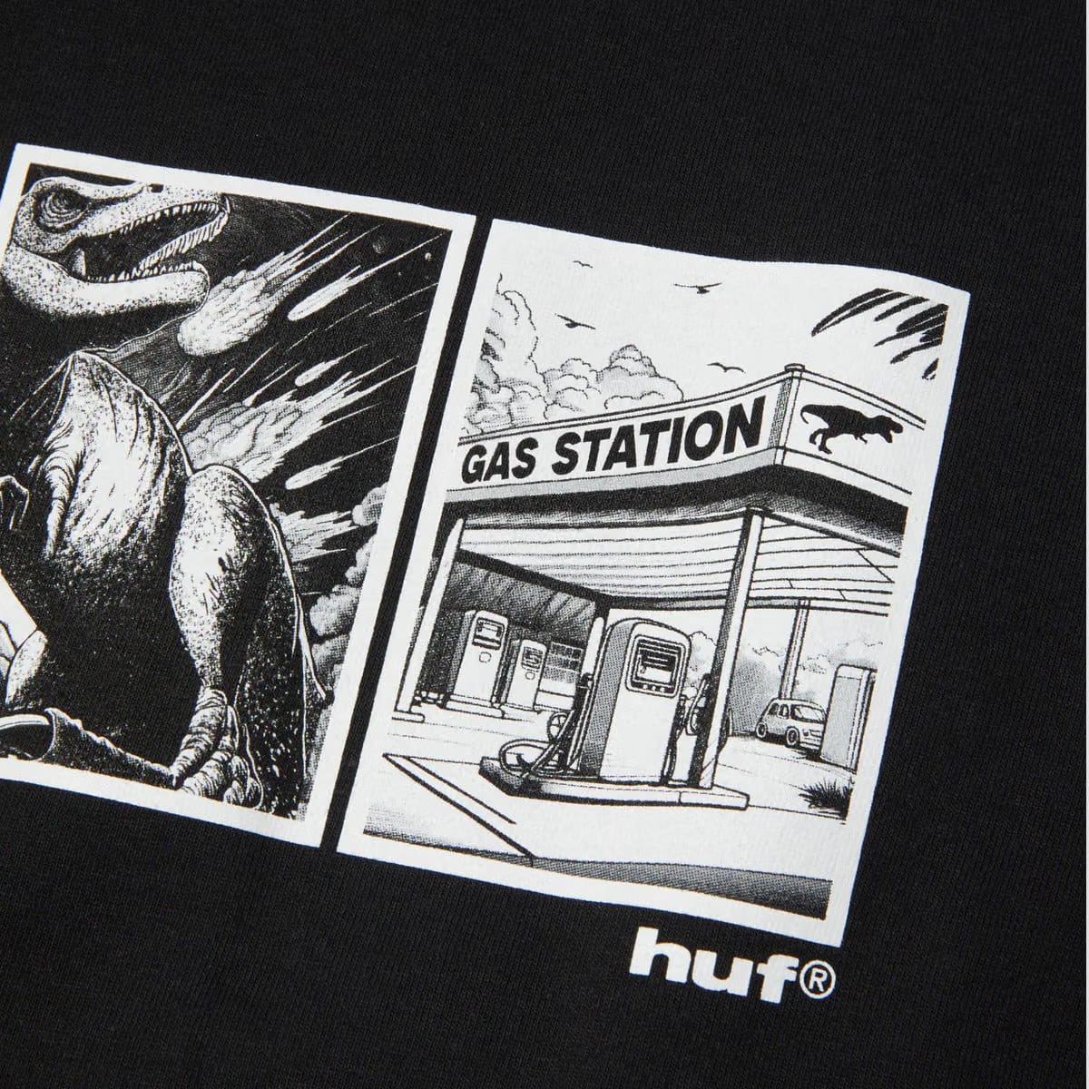HUF Fossil Fuel T-Shirt Black