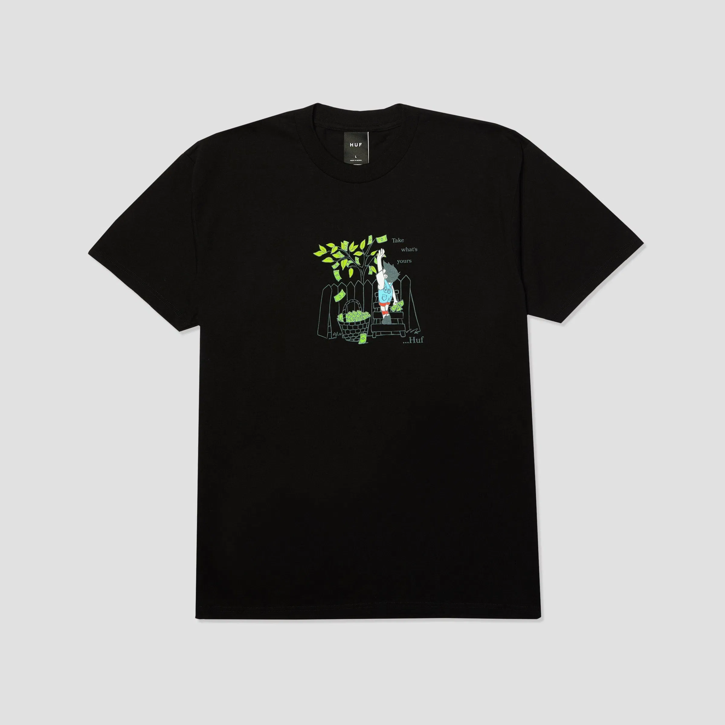 HUF Take Yours T-Shirt Black
