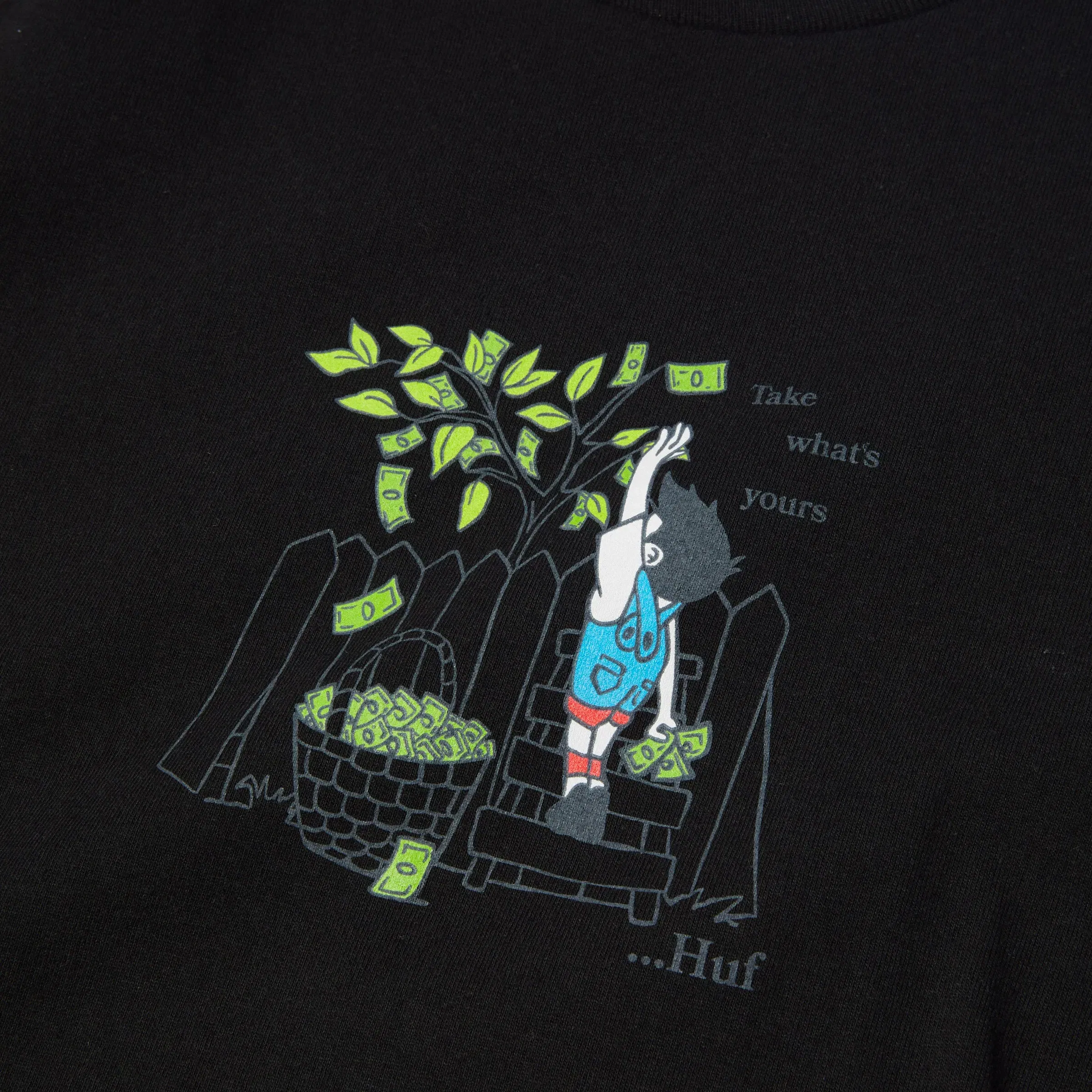 HUF Take Yours T-Shirt Black
