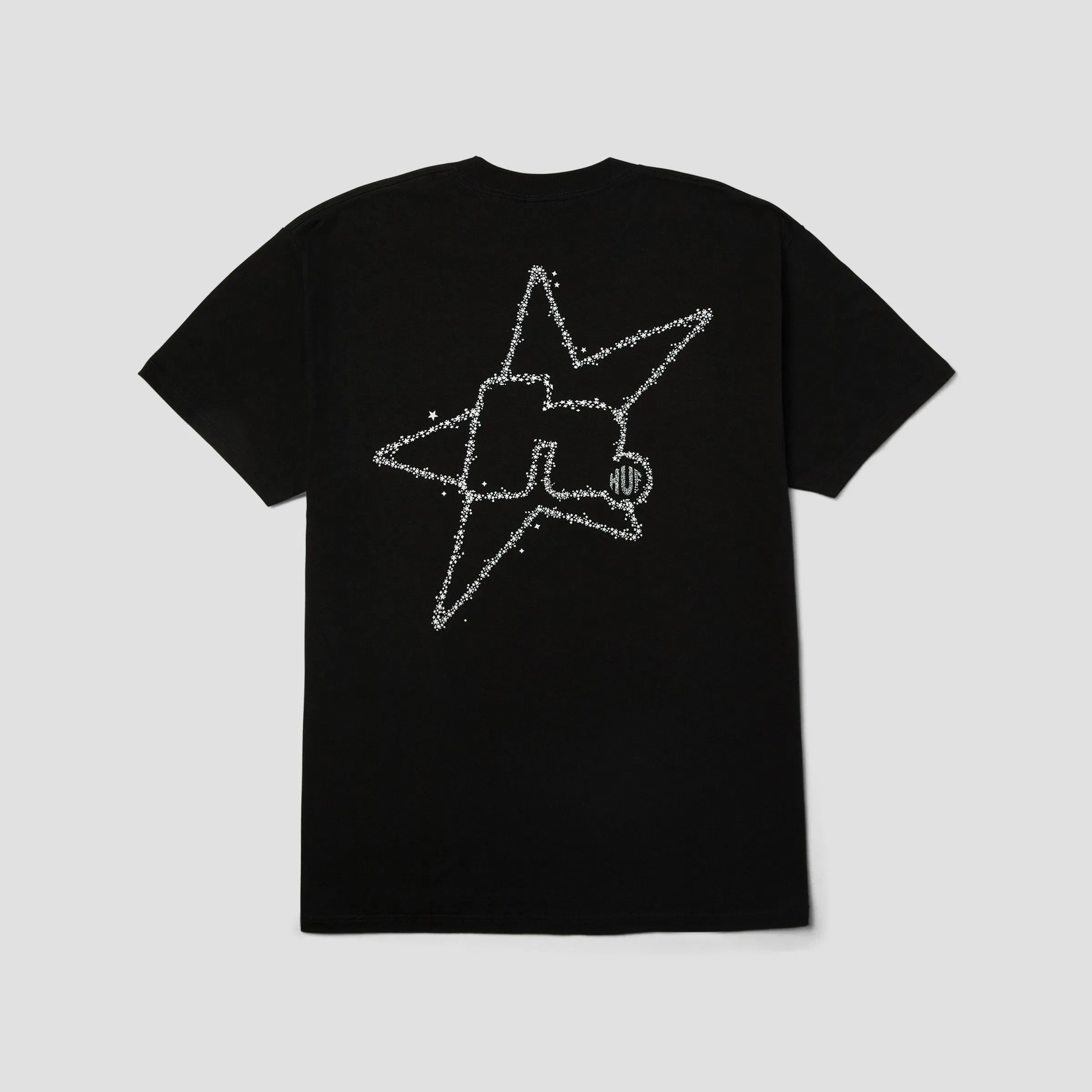 HUF H Star Astral T-Shirt Black