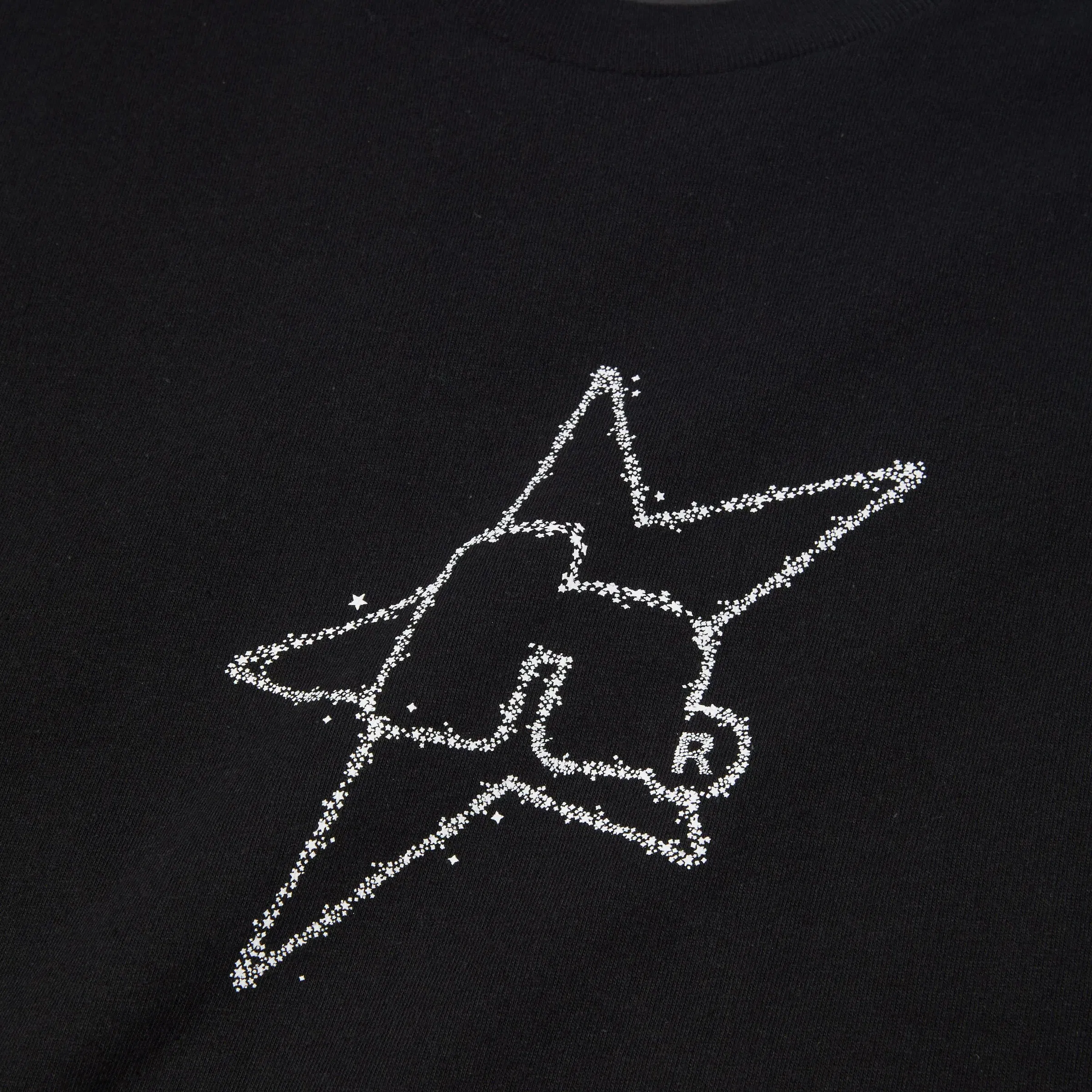 HUF H Star Astral T-Shirt Black
