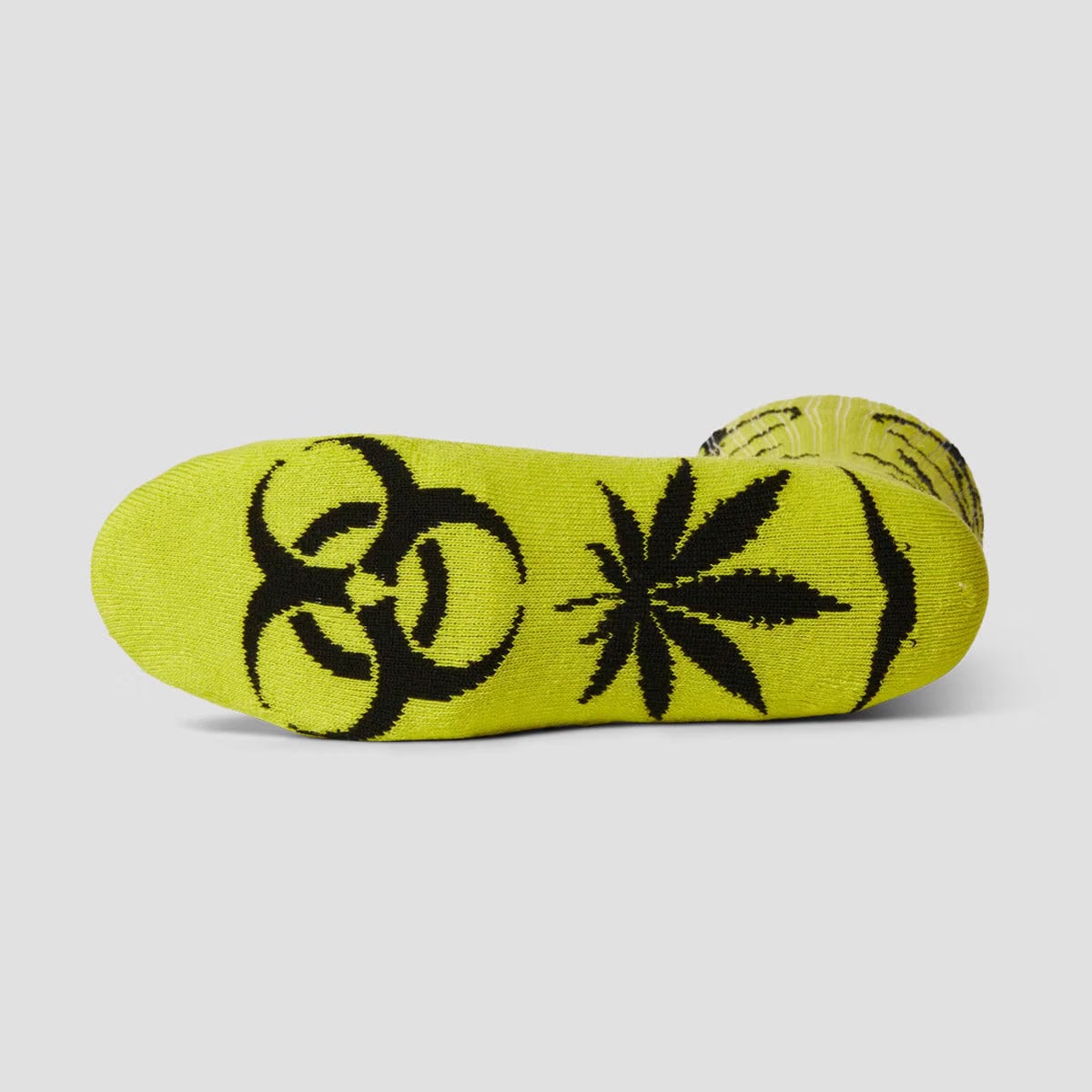 HUF Sector Plantlife Socks Safety Green