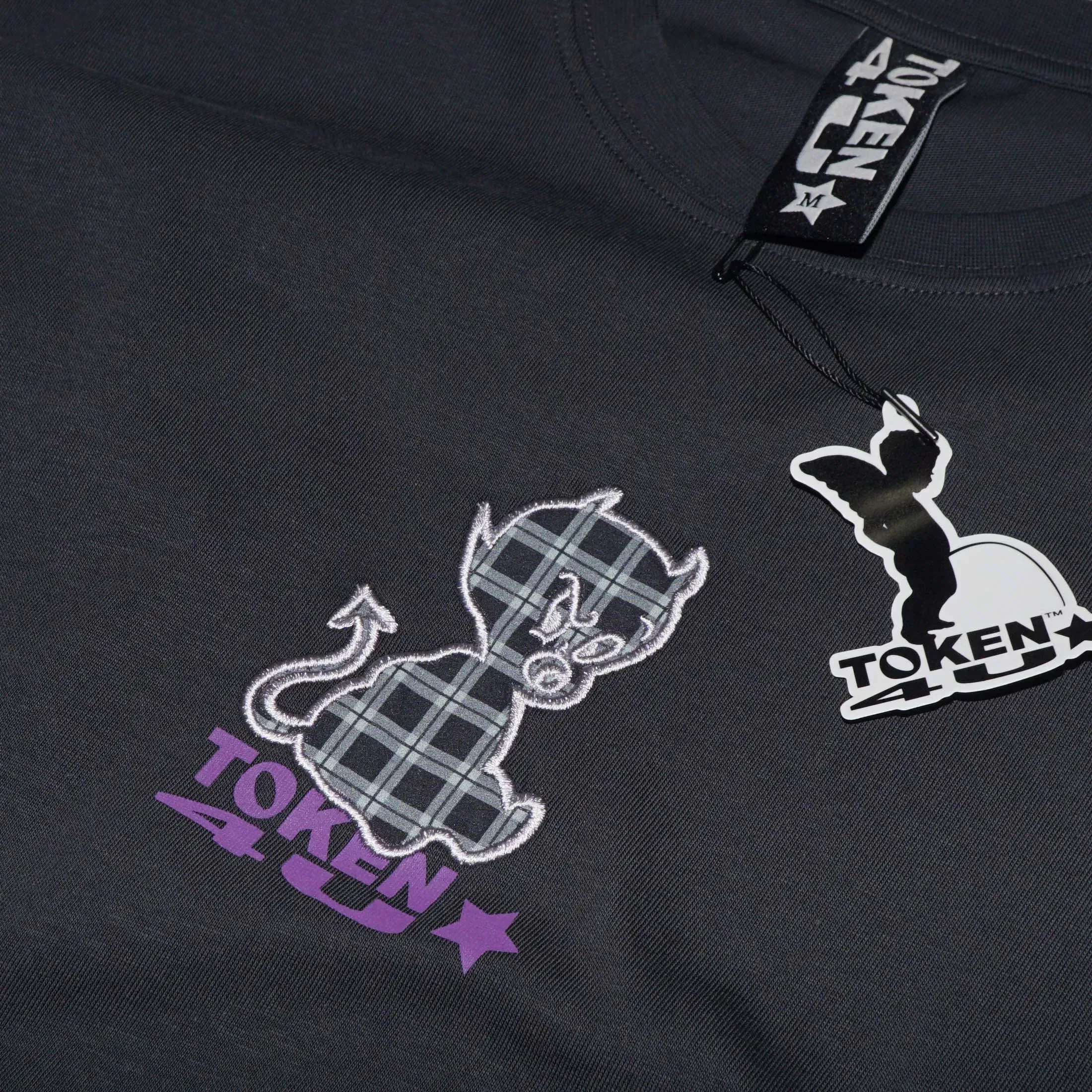 Token Plaid Devil T-Shirt Black