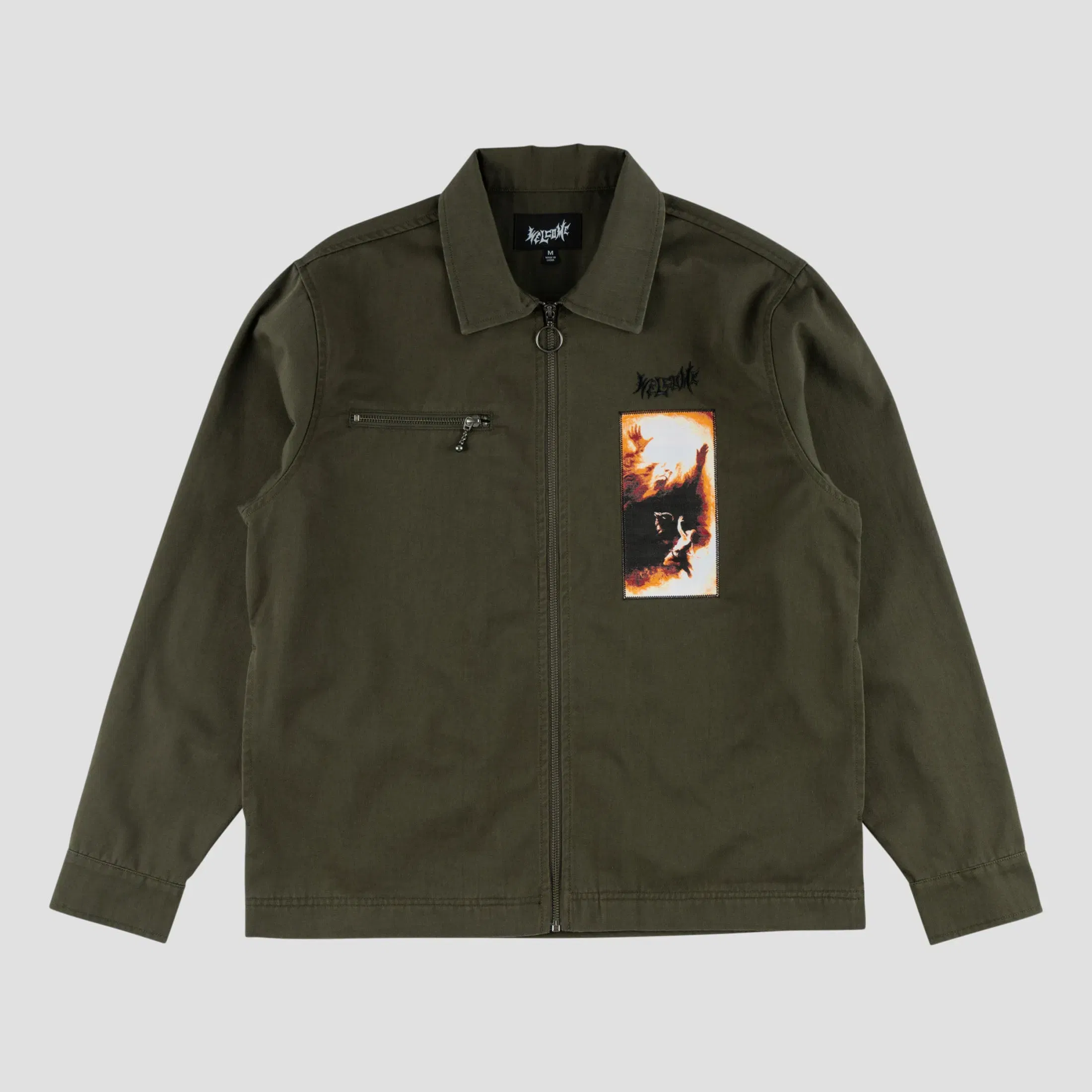 Welcome Smite Twill Work Shirt Forest