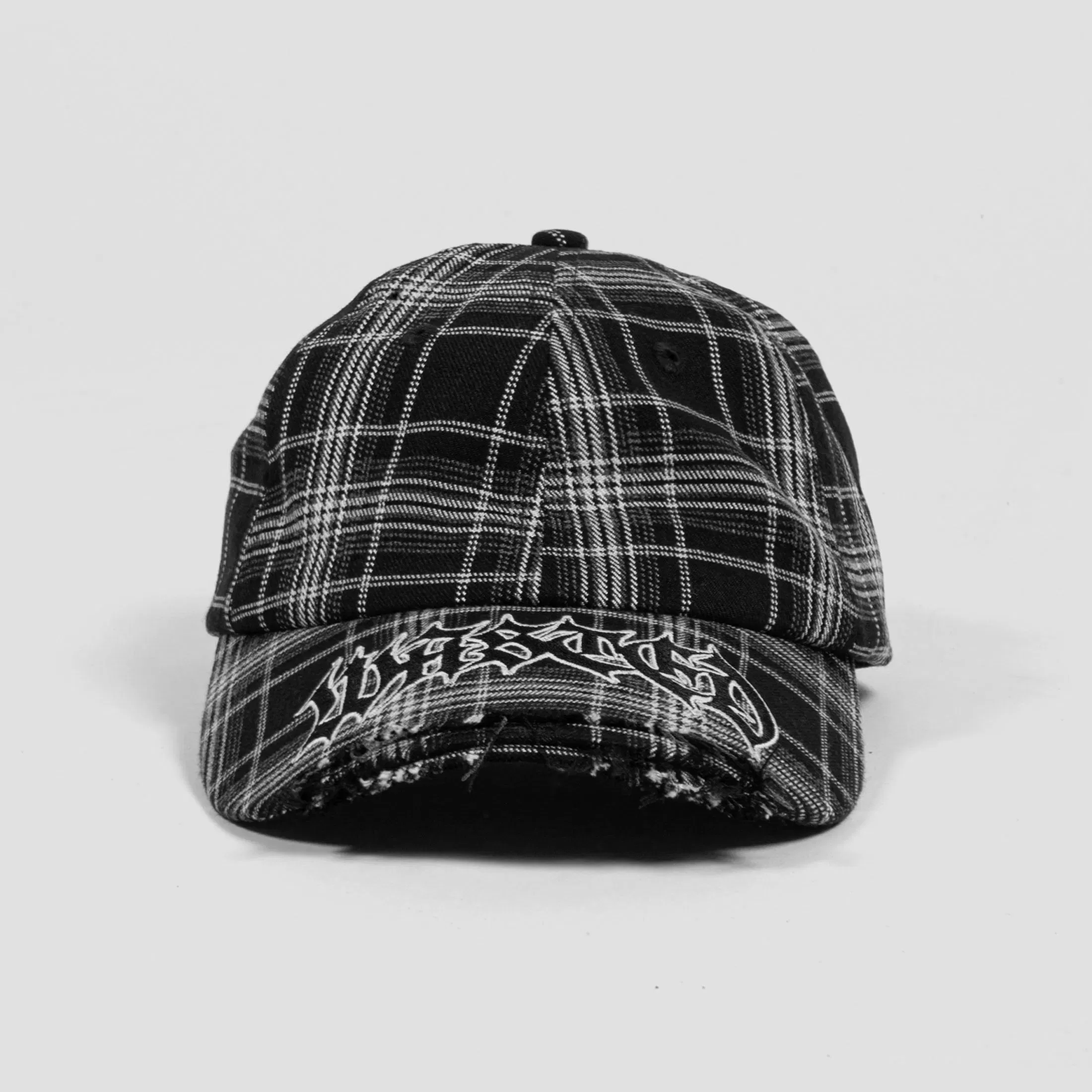 Wasted Paris Tartan Cap Black Tartan