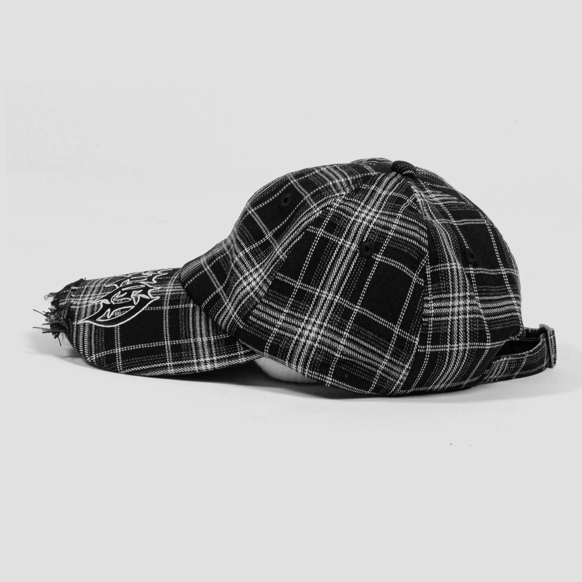 Wasted Paris Tartan Cap Black Tartan