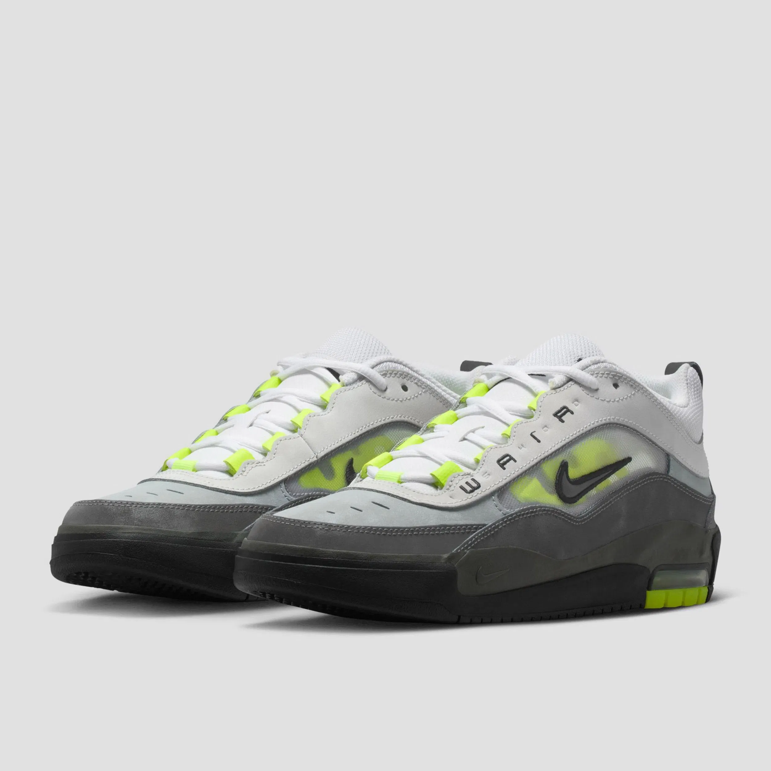 Nike SB Air Max Ishod Skate Shoes Black / Neon Yellow / Anthracite / Light Graphite