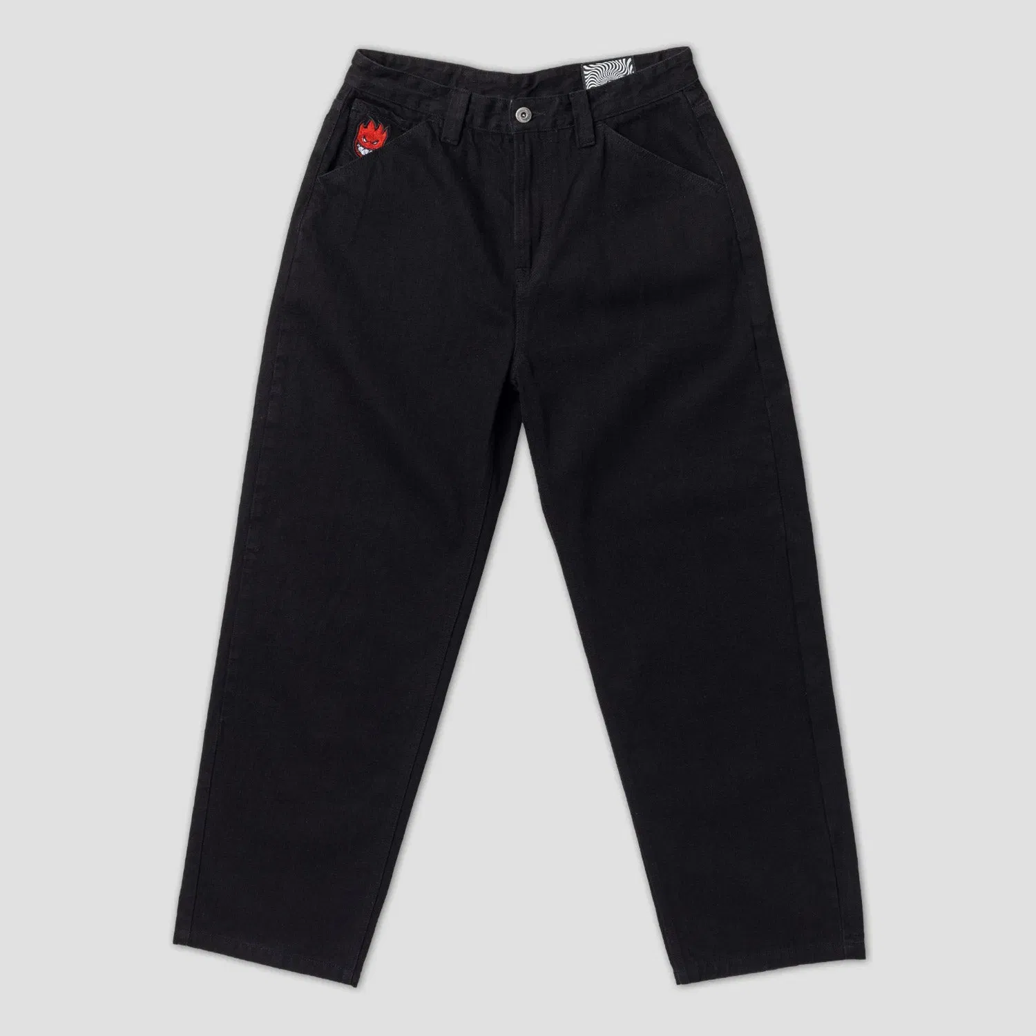 Spitfire Bighead Fill Denim Pant Black Denim