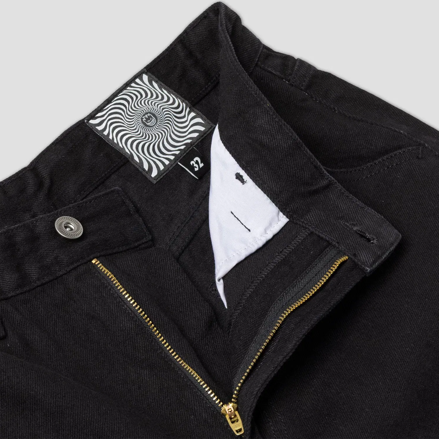 Spitfire Bighead Fill Denim Pant Black Denim