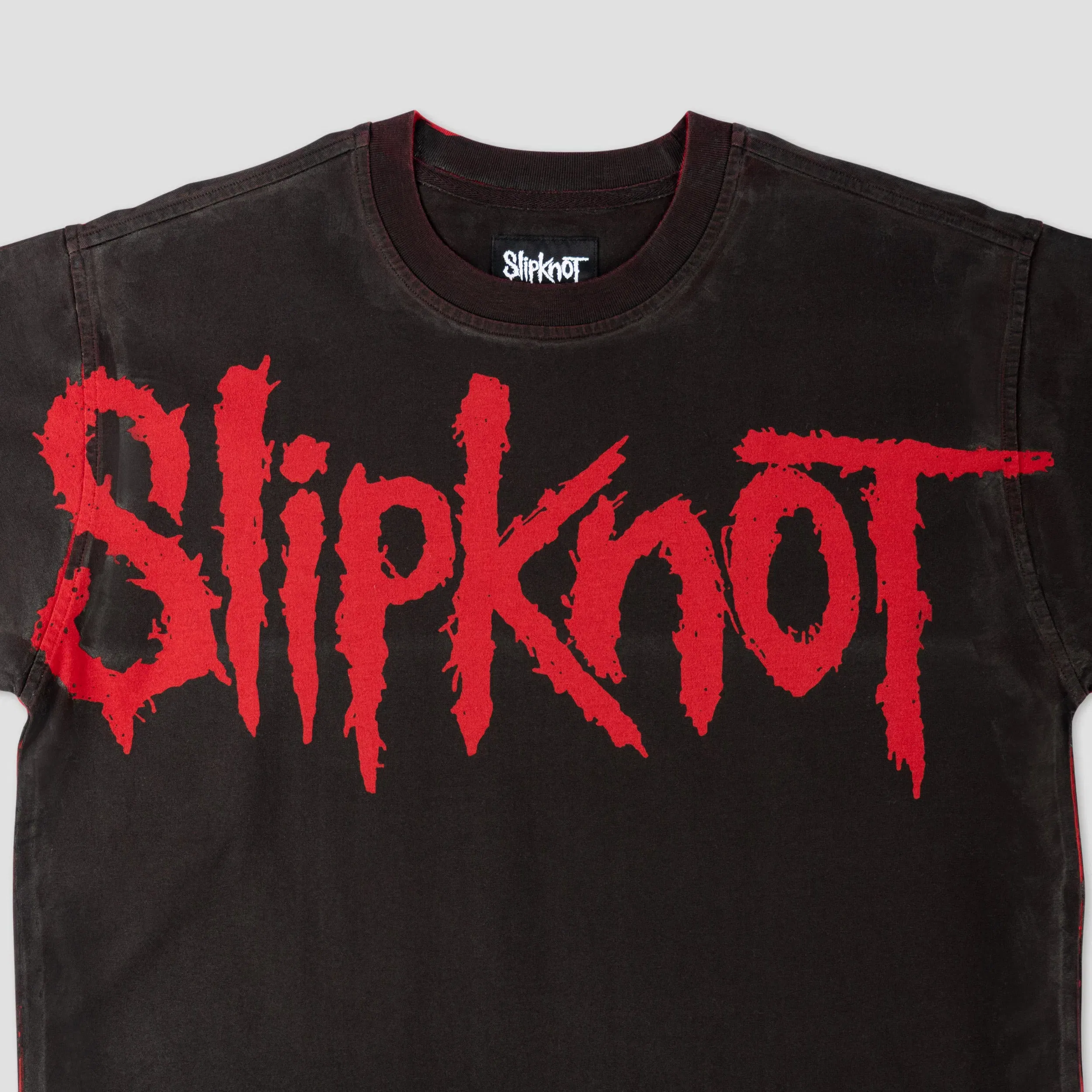 Welcome X Slipknot Barcode Overprint T-Shirt Black / Red