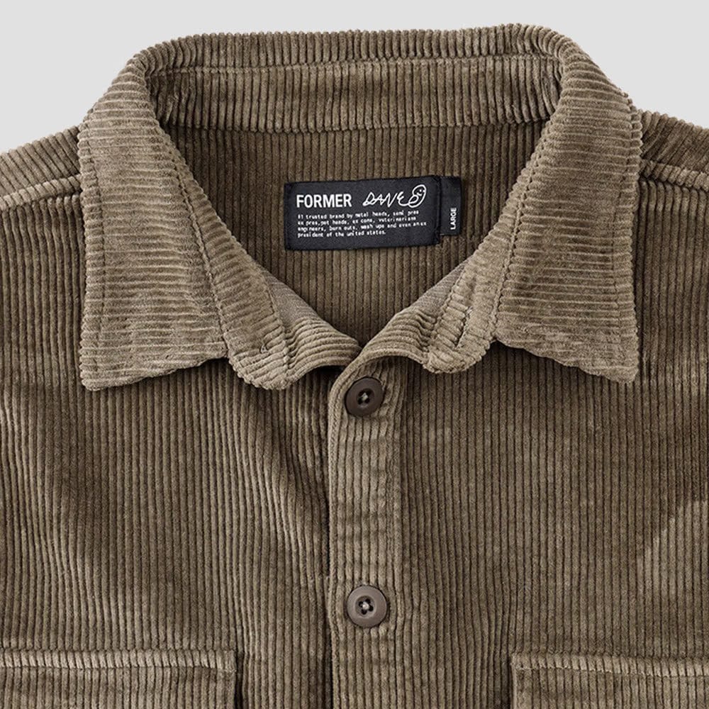 Former Reynolds Cord Longsleeve Shirt Pine