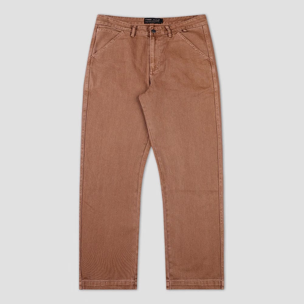 Former Reynolds Overdye Denim Pant Washed Brown