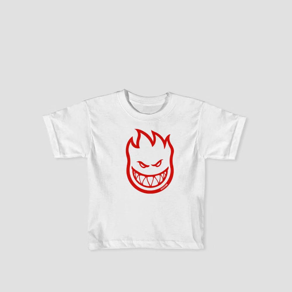 Spitfire Bighead Toddler T-Shirt White / Red Print