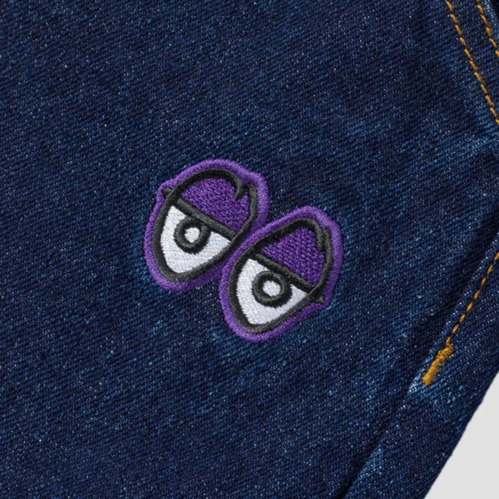 Krooked Eyes Denim Twill Pant Dark Rinse Denim