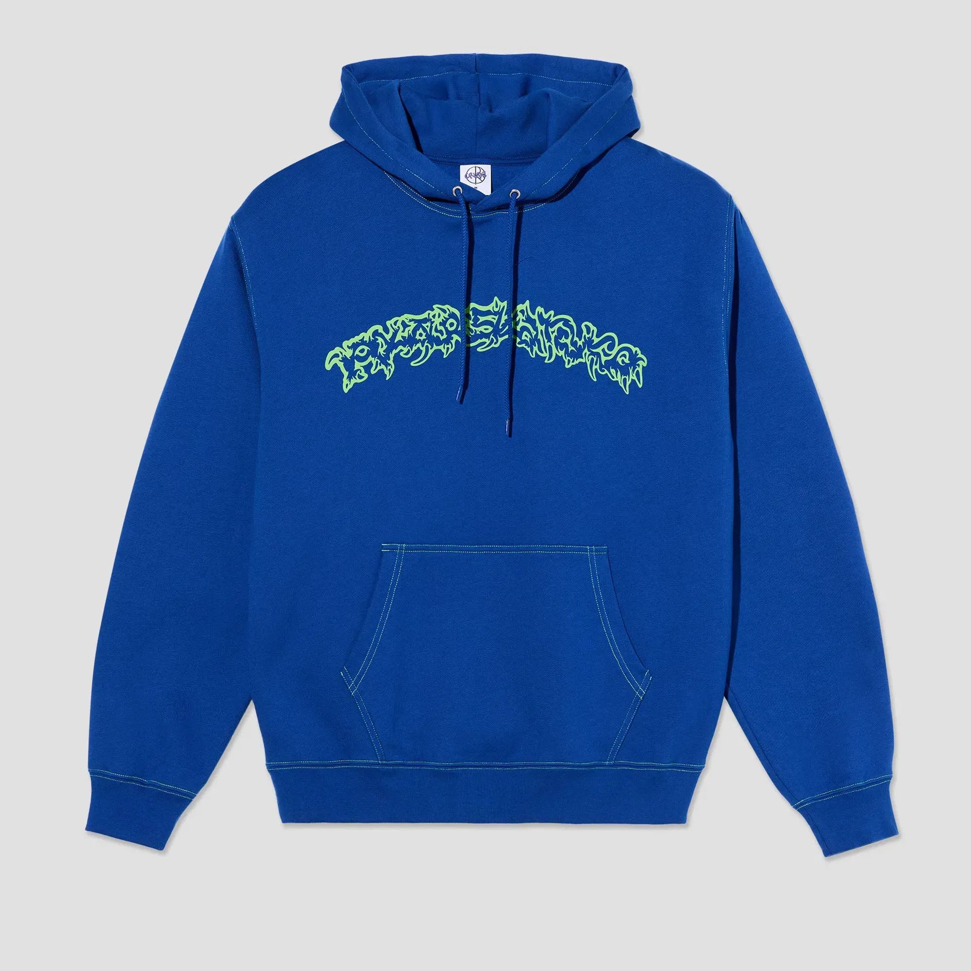 Polar Crude Logo Contrast Dave Hoodie Egyptian Blue