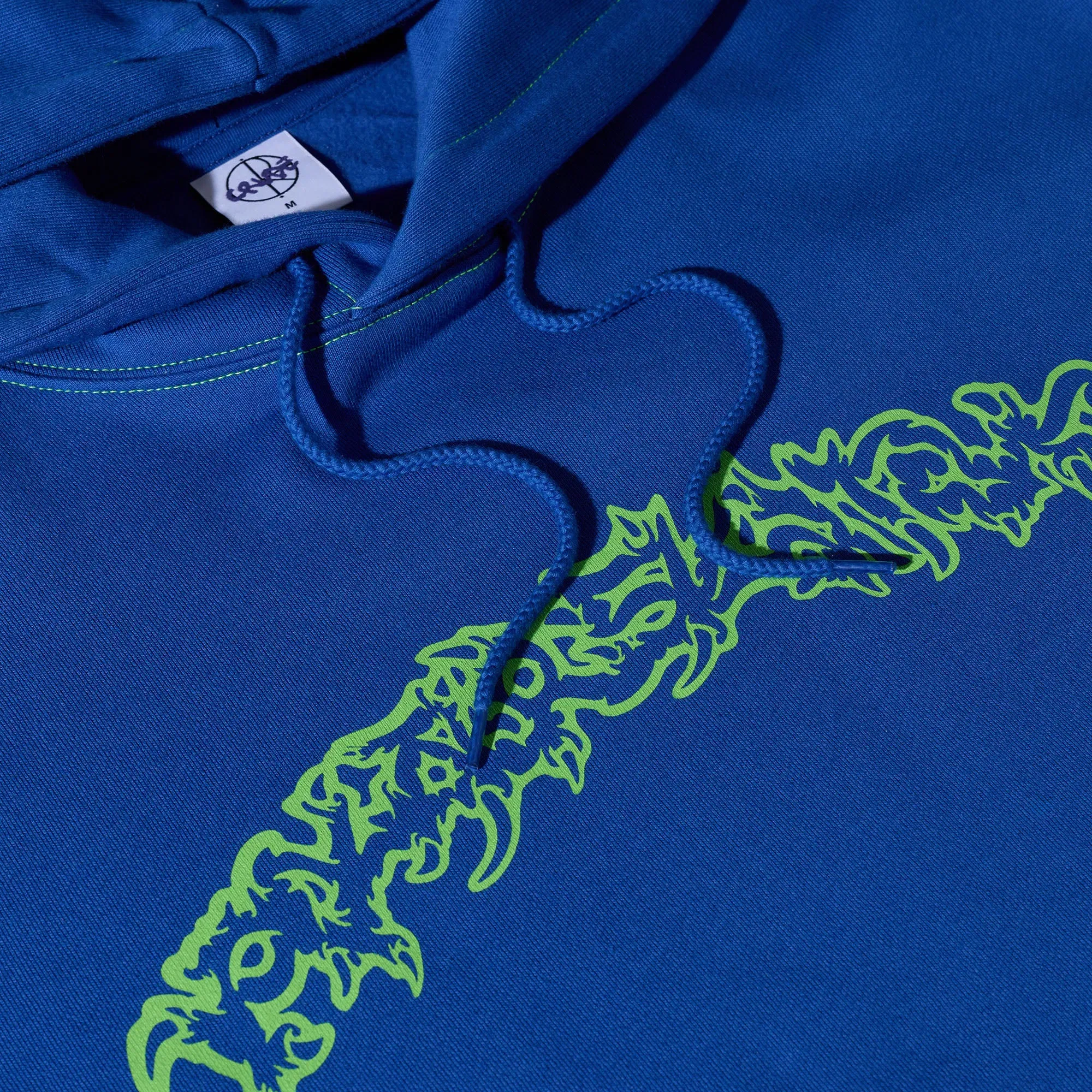 Polar Crude Logo Contrast Dave Hoodie Egyptian Blue