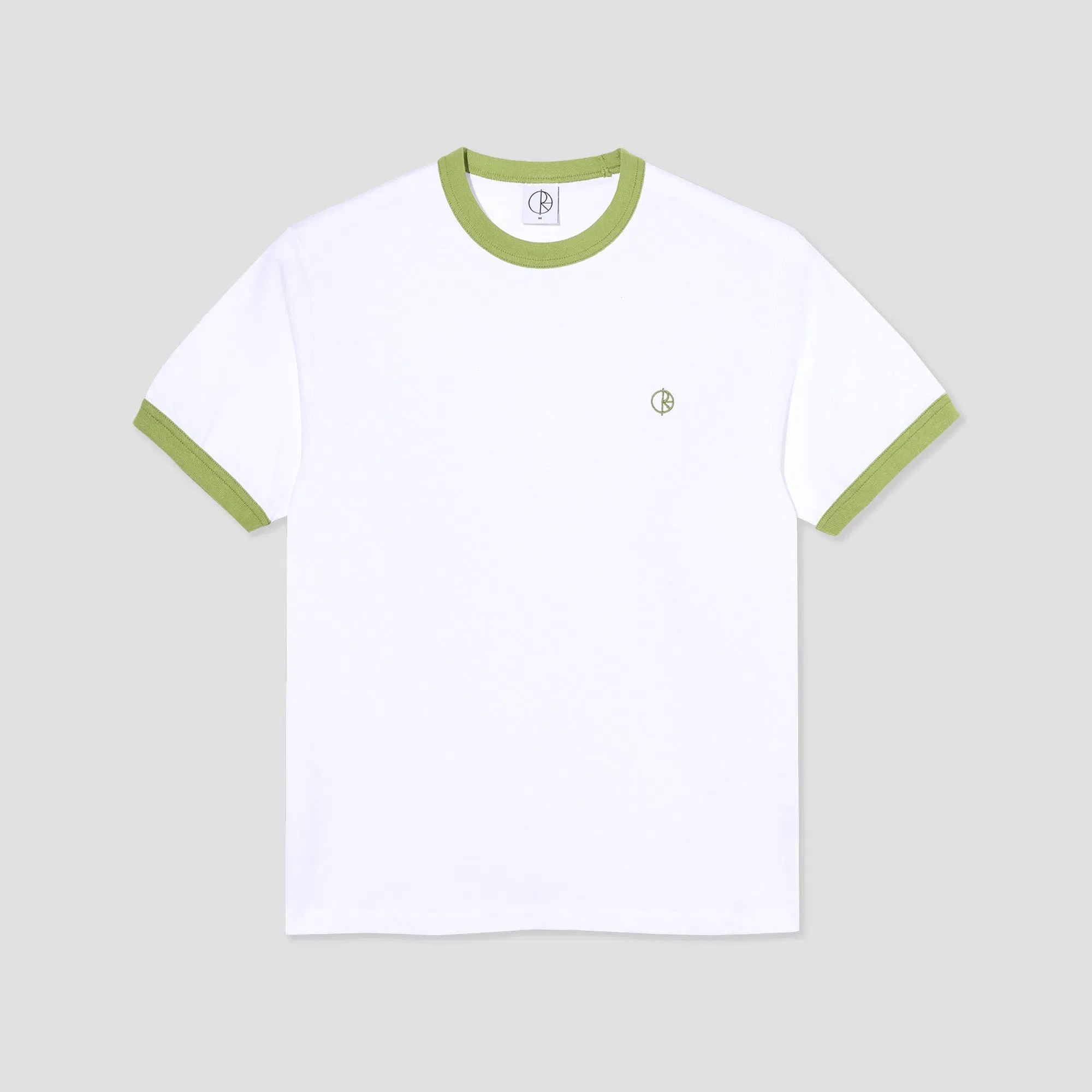 Polar Ringer T-Shirt White / Peridot