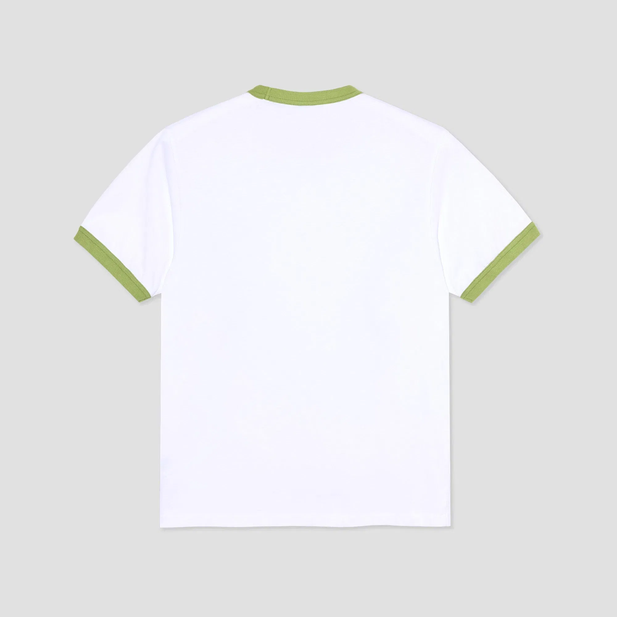 Polar Ringer T-Shirt White / Peridot