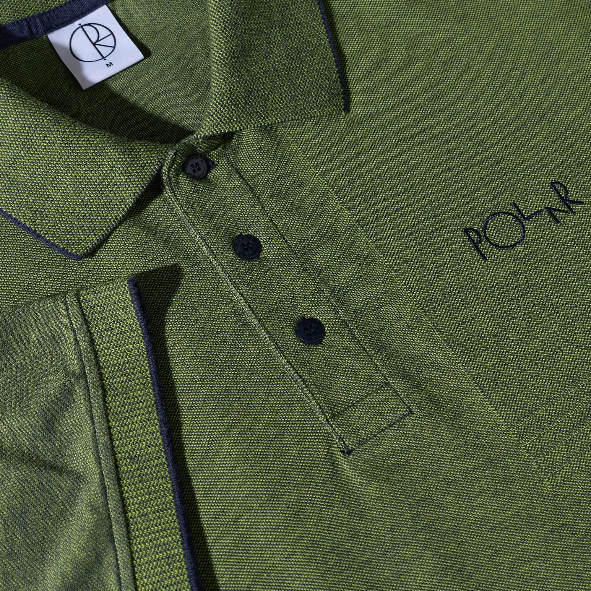 Polar Surf Polo Shirt Pique Green / Blue