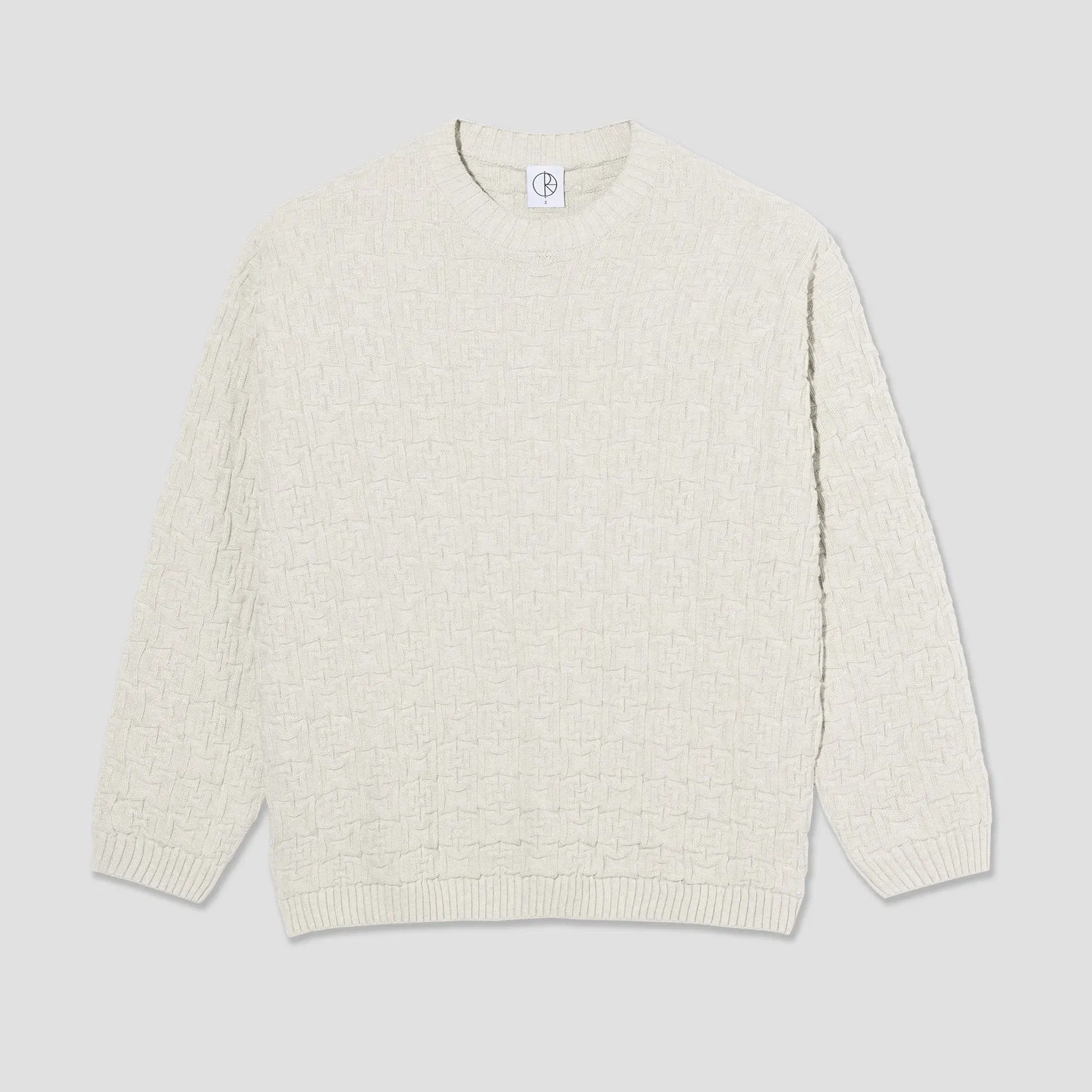 Polar Alex Sweater Ivory Grey Melange