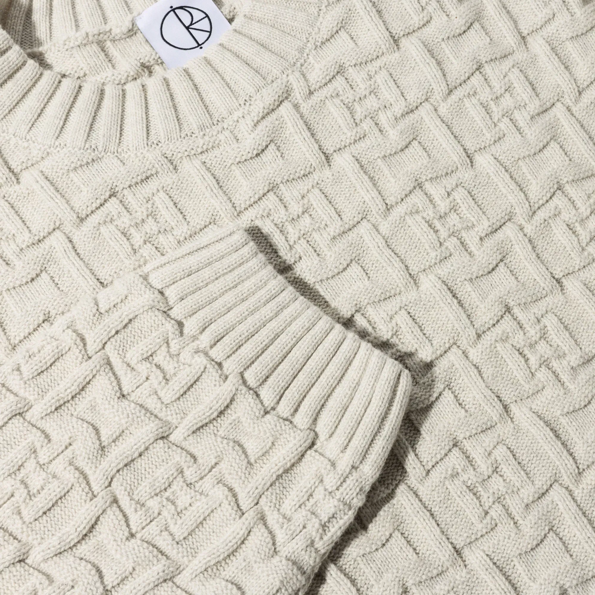 Polar Alex Sweater Ivory Grey Melange