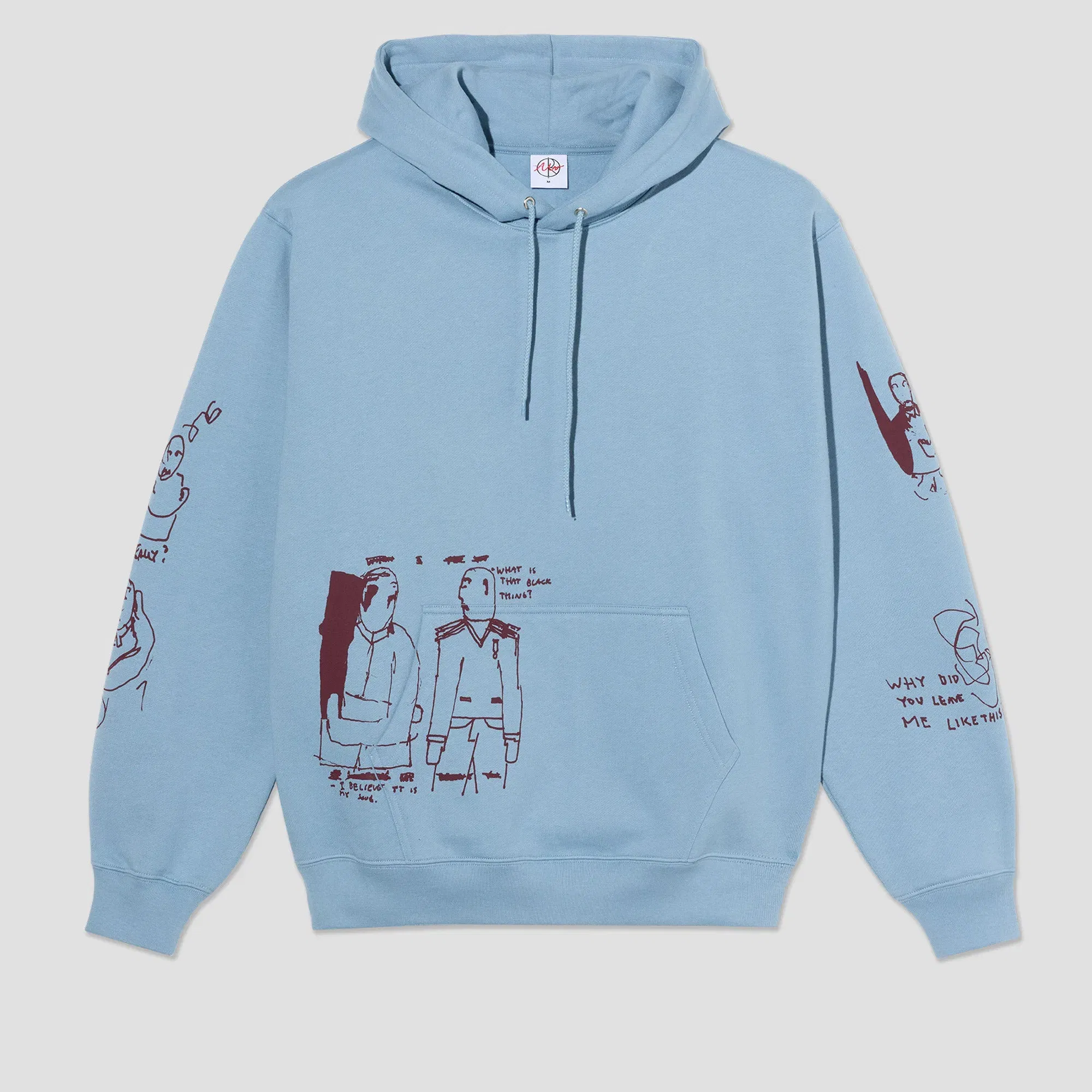 Polar The End Dave Hoodie Dove Blue
