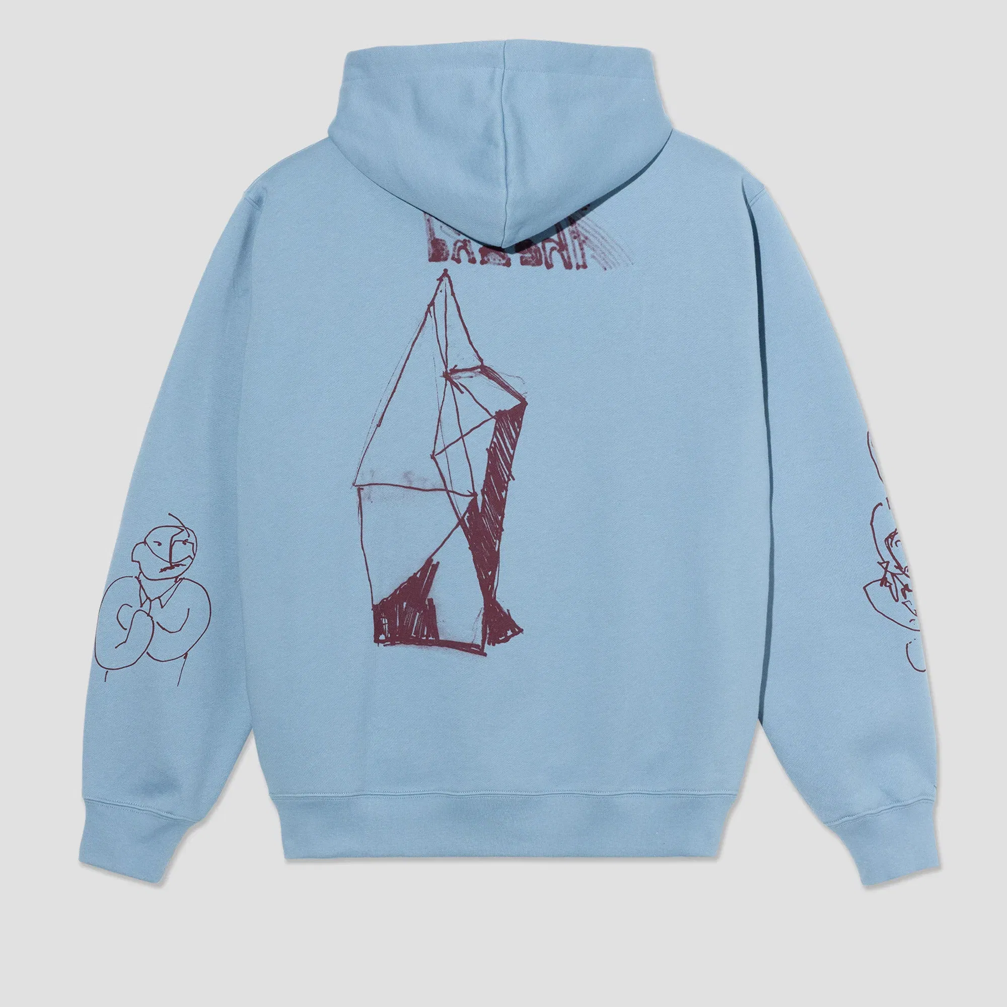 Polar The End Dave Hoodie Dove Blue