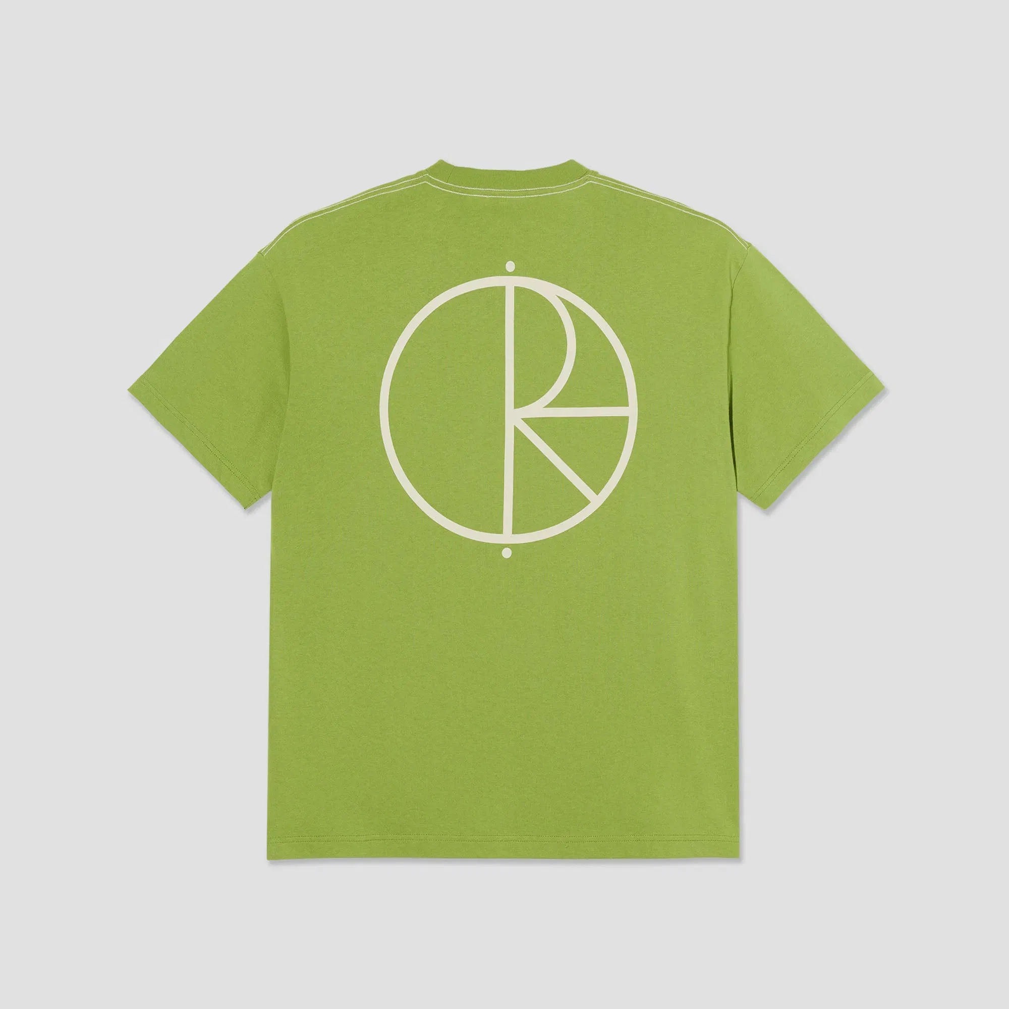 Polar Stroke Logo Contrast T-Shirt Peridot