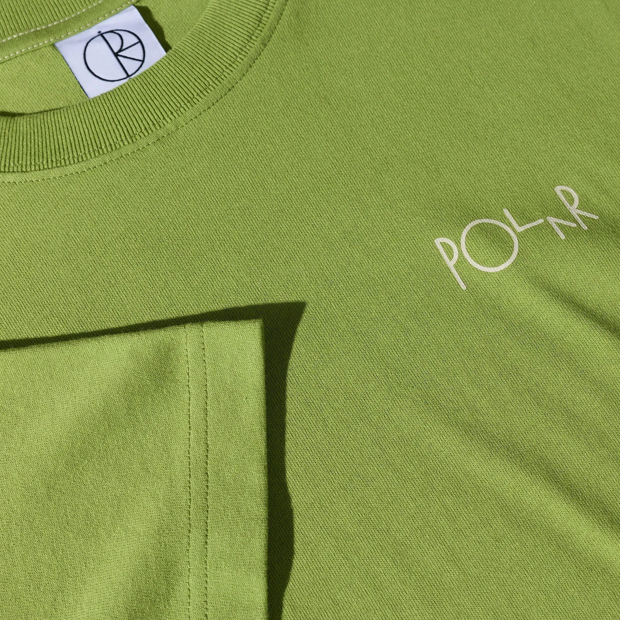 Polar Stroke Logo Contrast T-Shirt Peridot