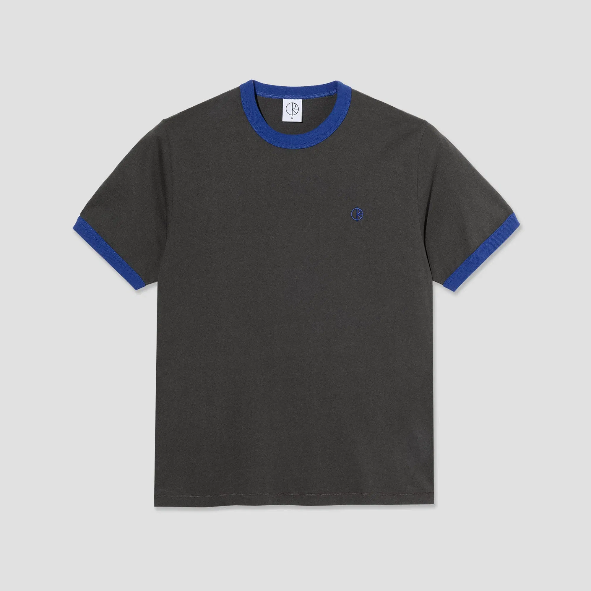 Polar Ringer T-Shirt Dirty Black / Egyptian Blue