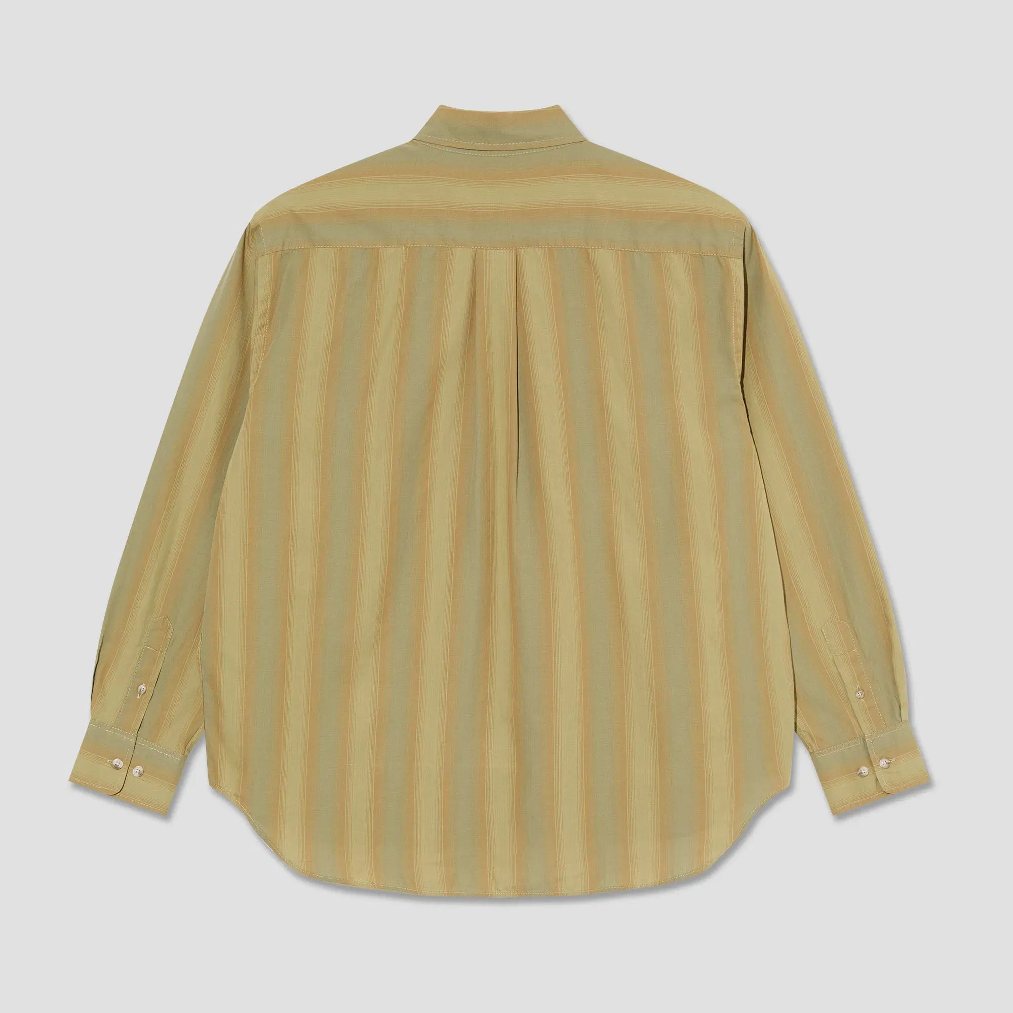 Polar Ben Longsleeve Shirt Green Stripe