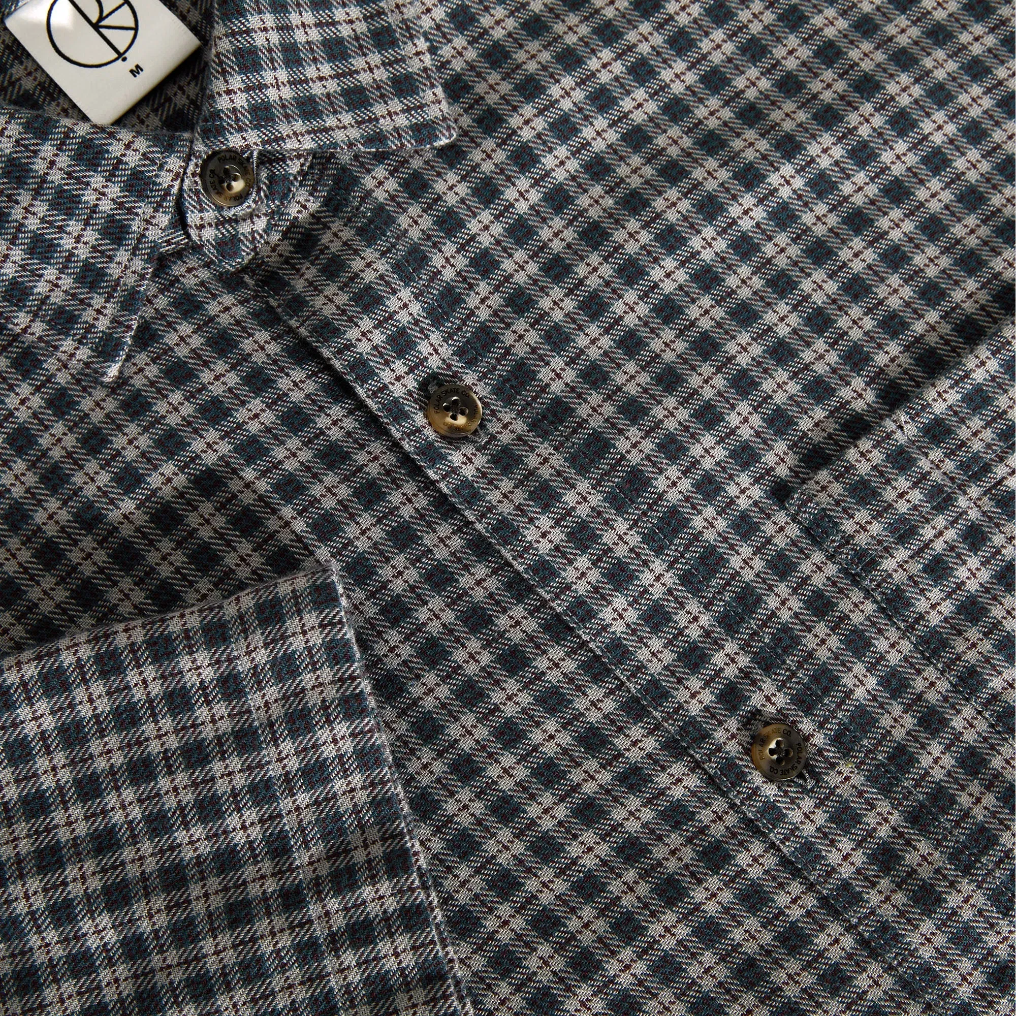 Polar Mitchell Shirt Petrol / Bordeaux