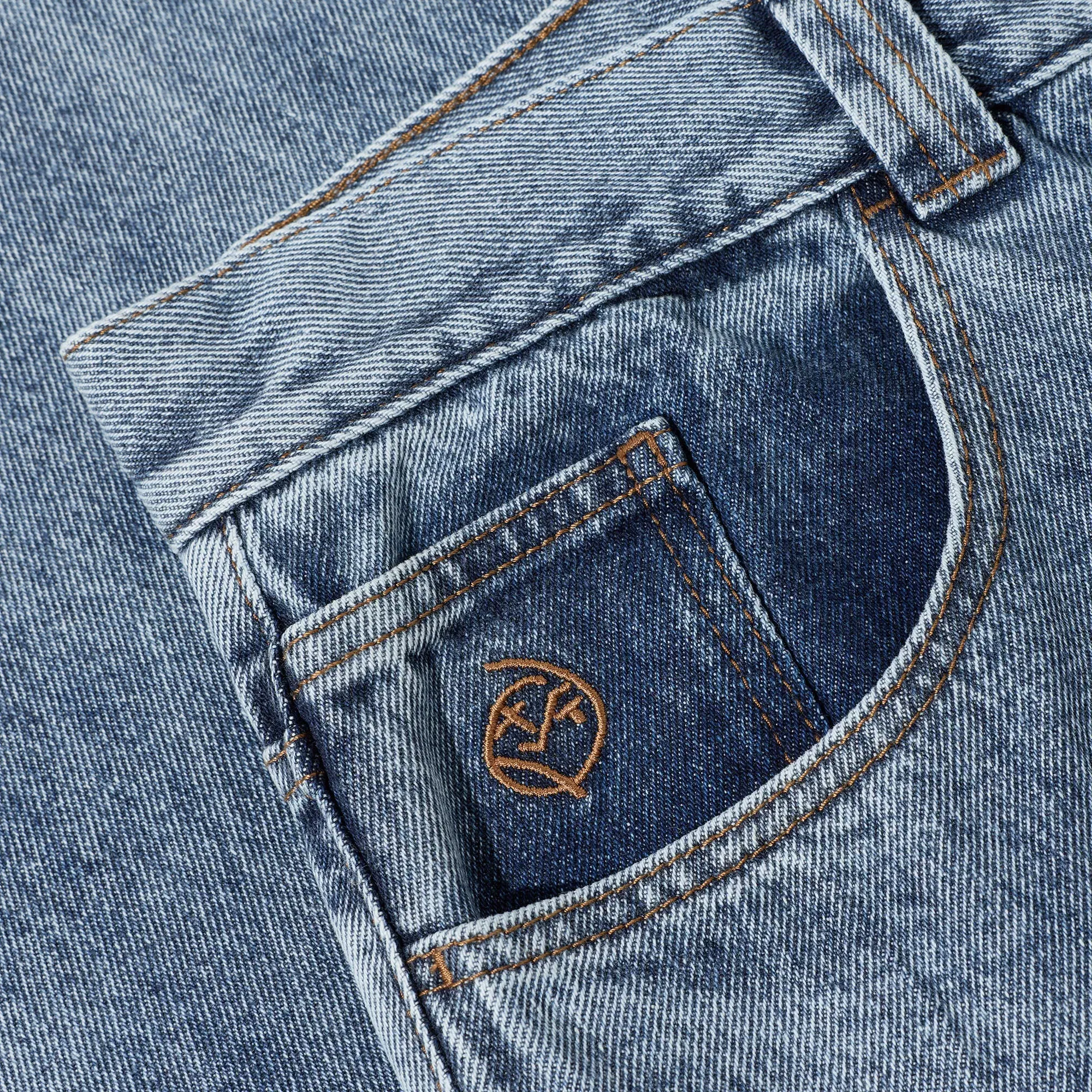 Polar Big Boy Pants Heavy Washed Blue