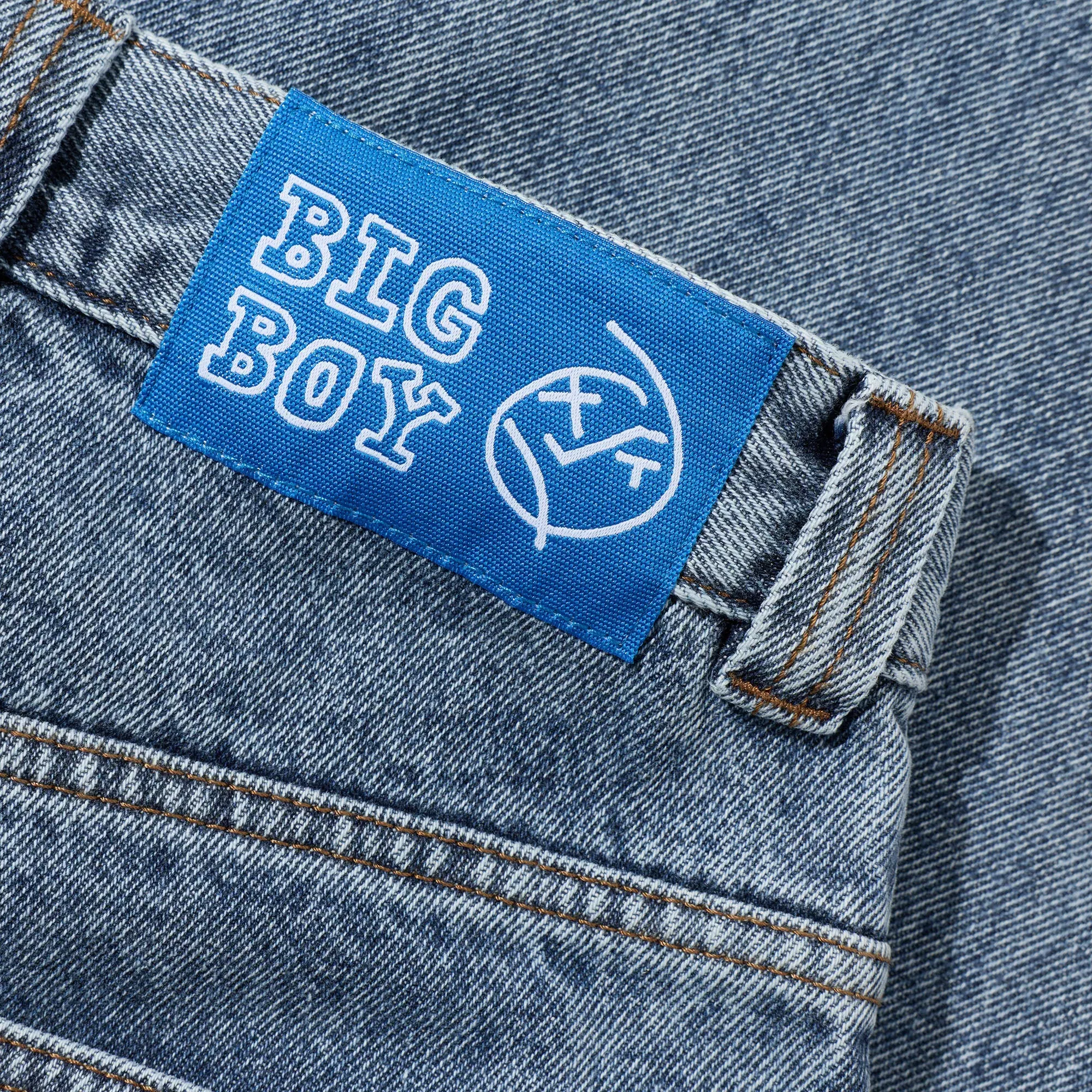 Polar Big Boy Pants Heavy Washed Blue